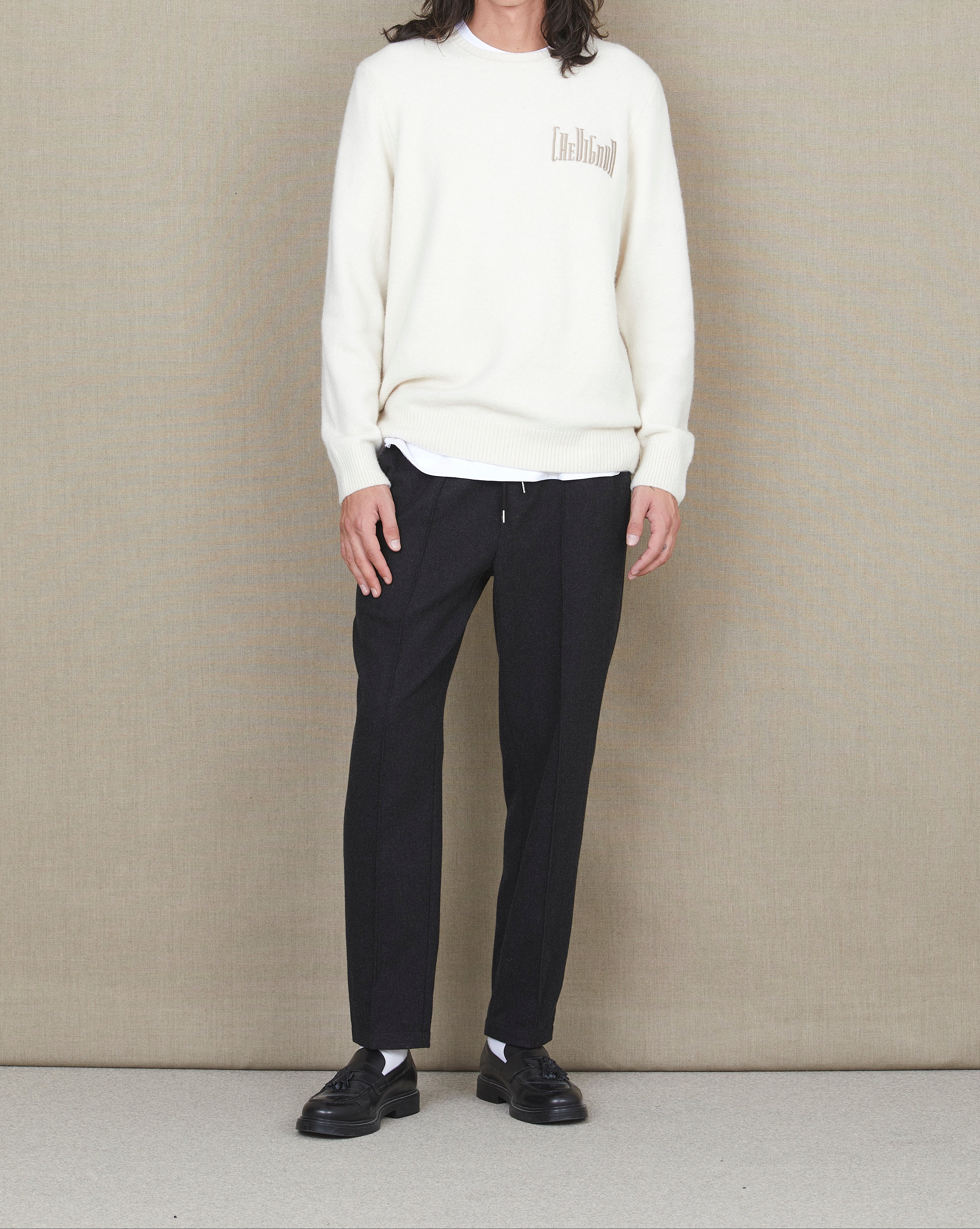 WHITE CITY WOOL SWEATER