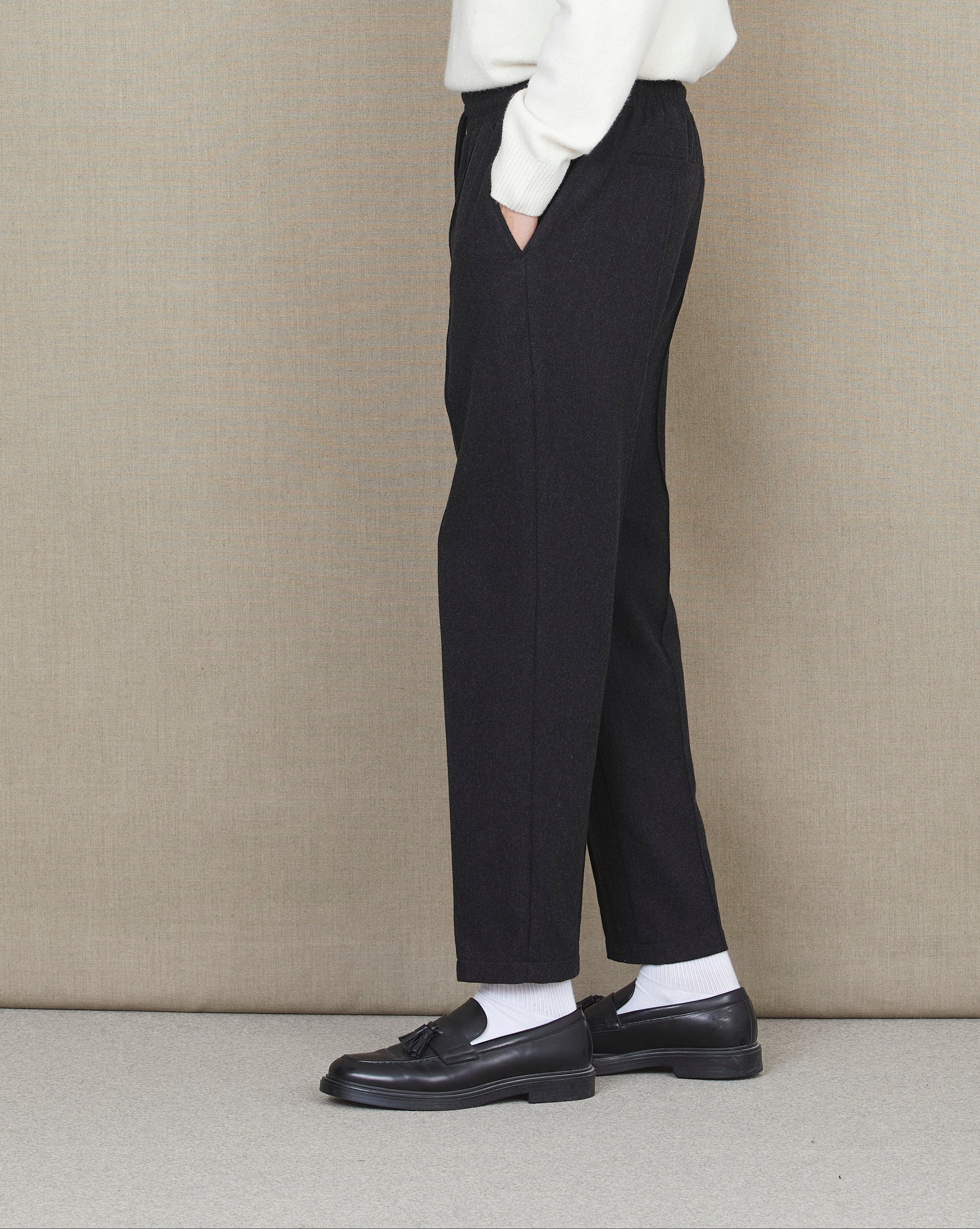 DUCK FIT WOOL PANTS GREY