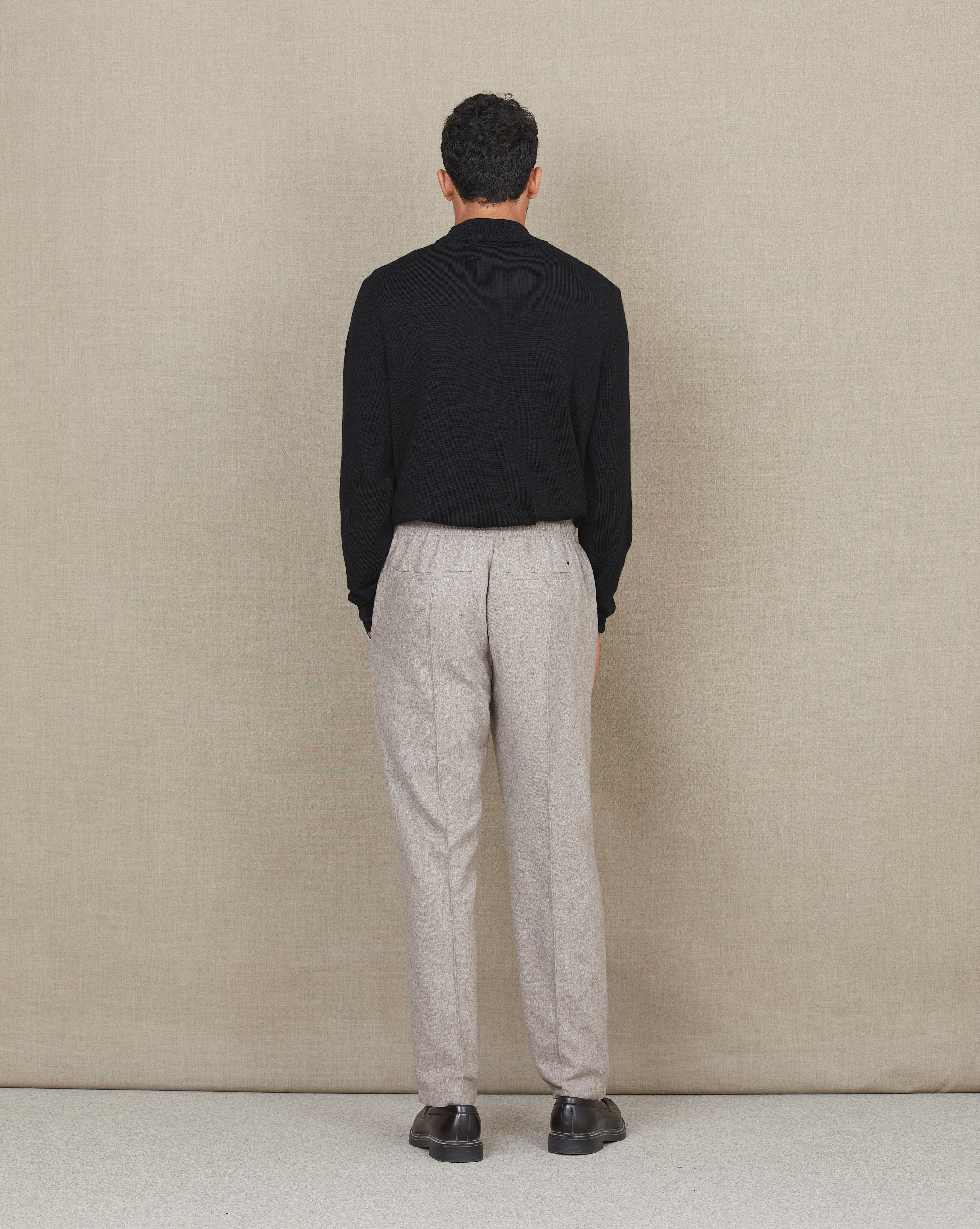 DUCK FIT WOOL PANTS BEIGE
