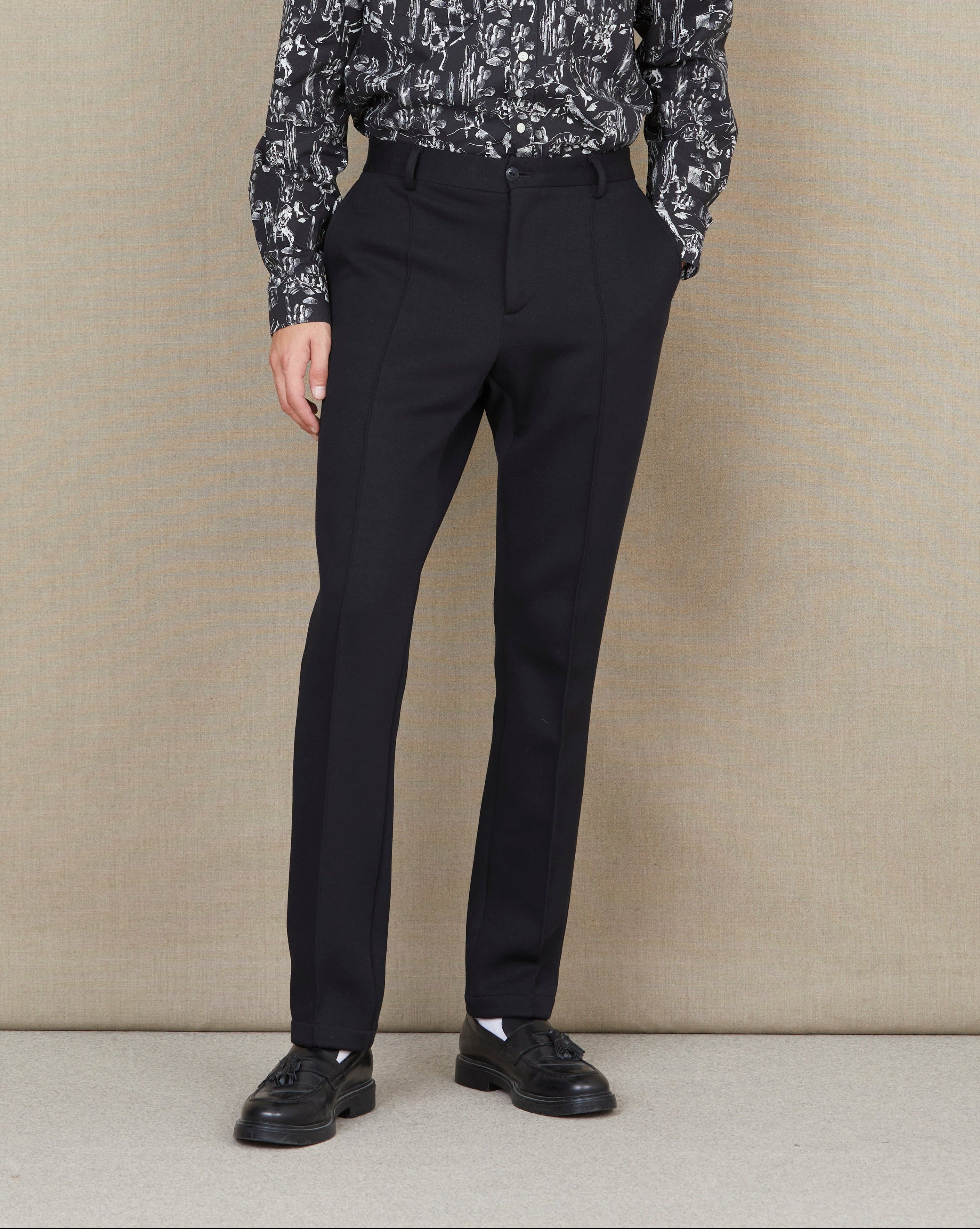 BLACK STREET SUIT PANTS