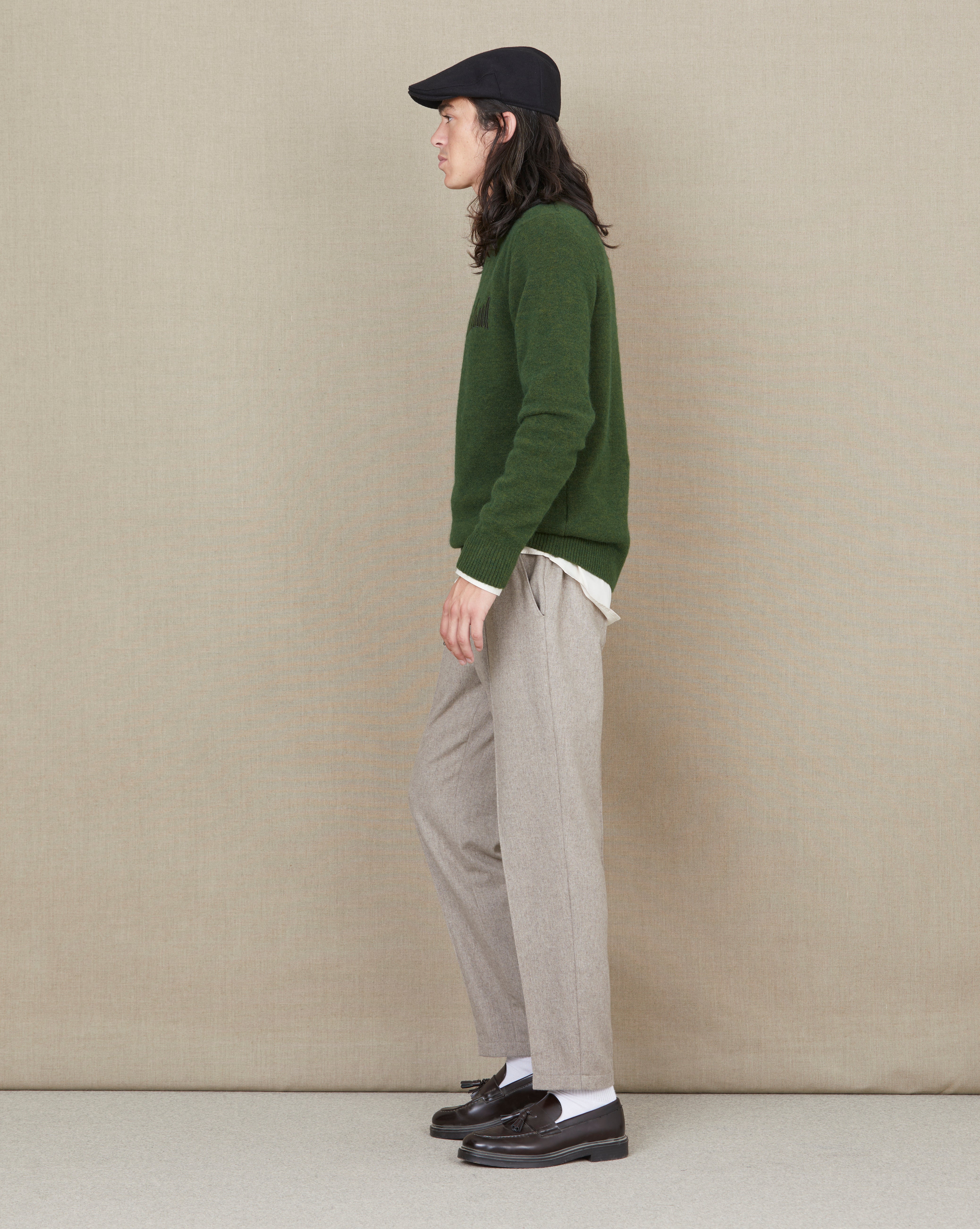 CITY WOOL GREEN SWEATER