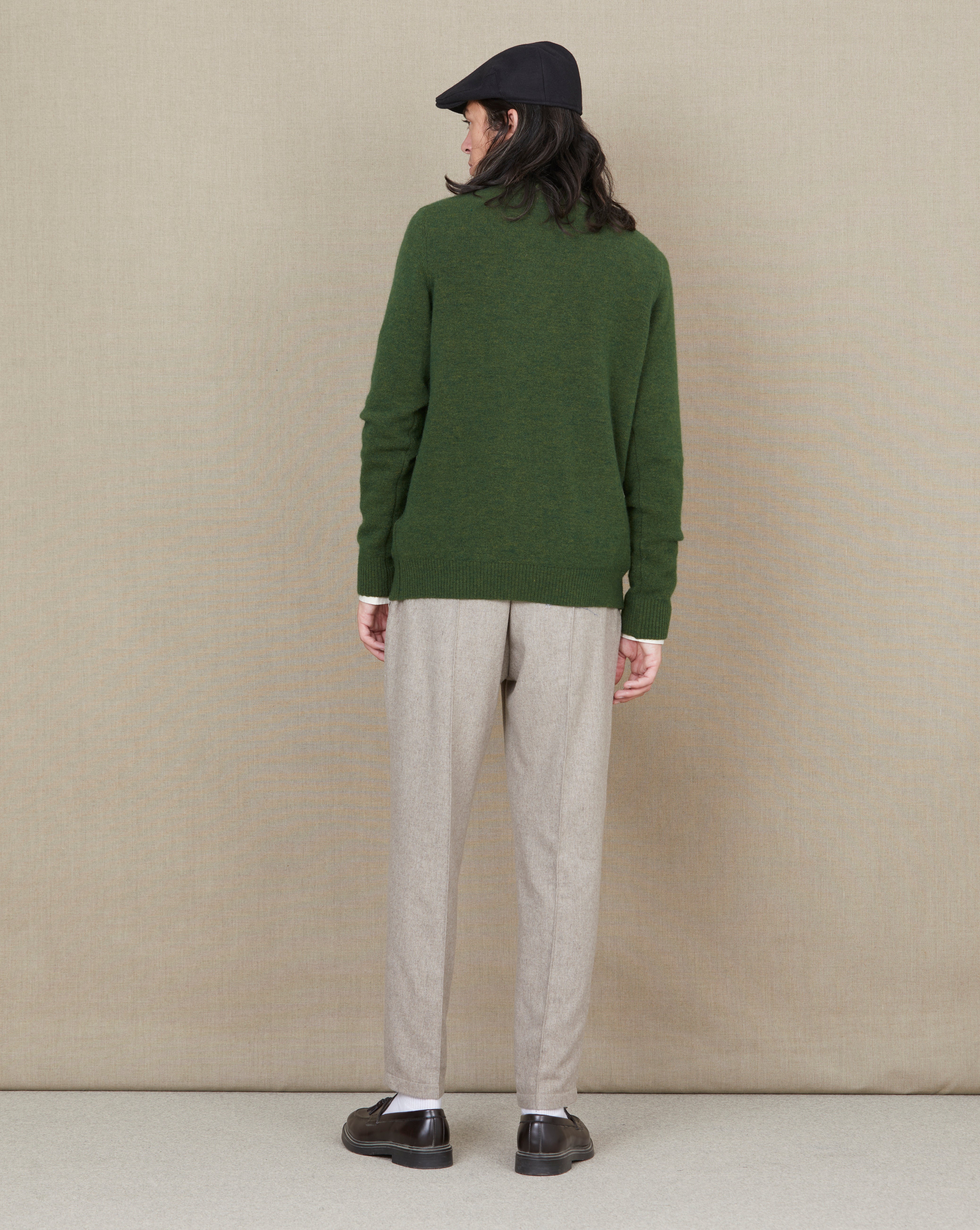 CITY WOOL GREEN SWEATER