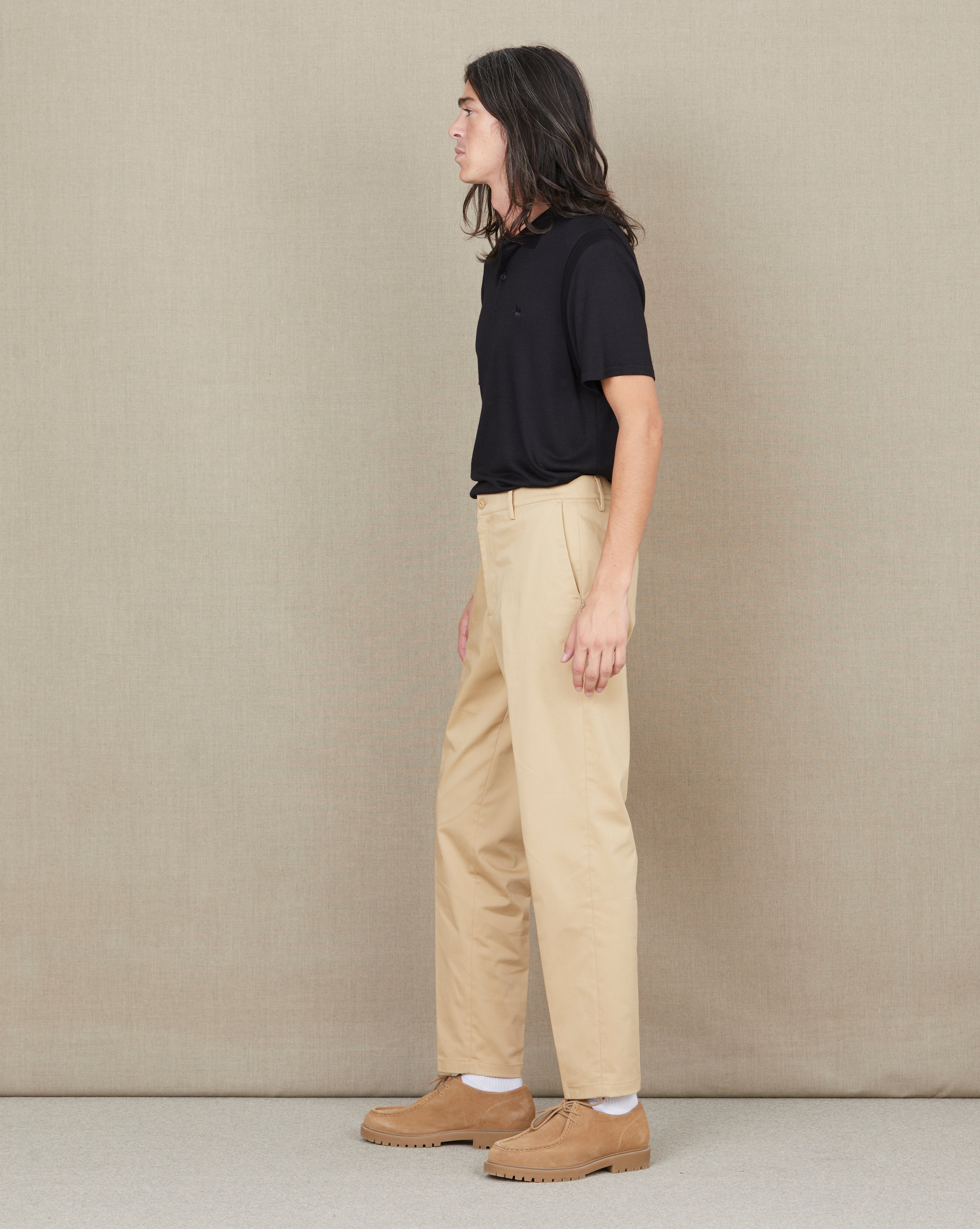 PANTALON PLEAT BEIGE
