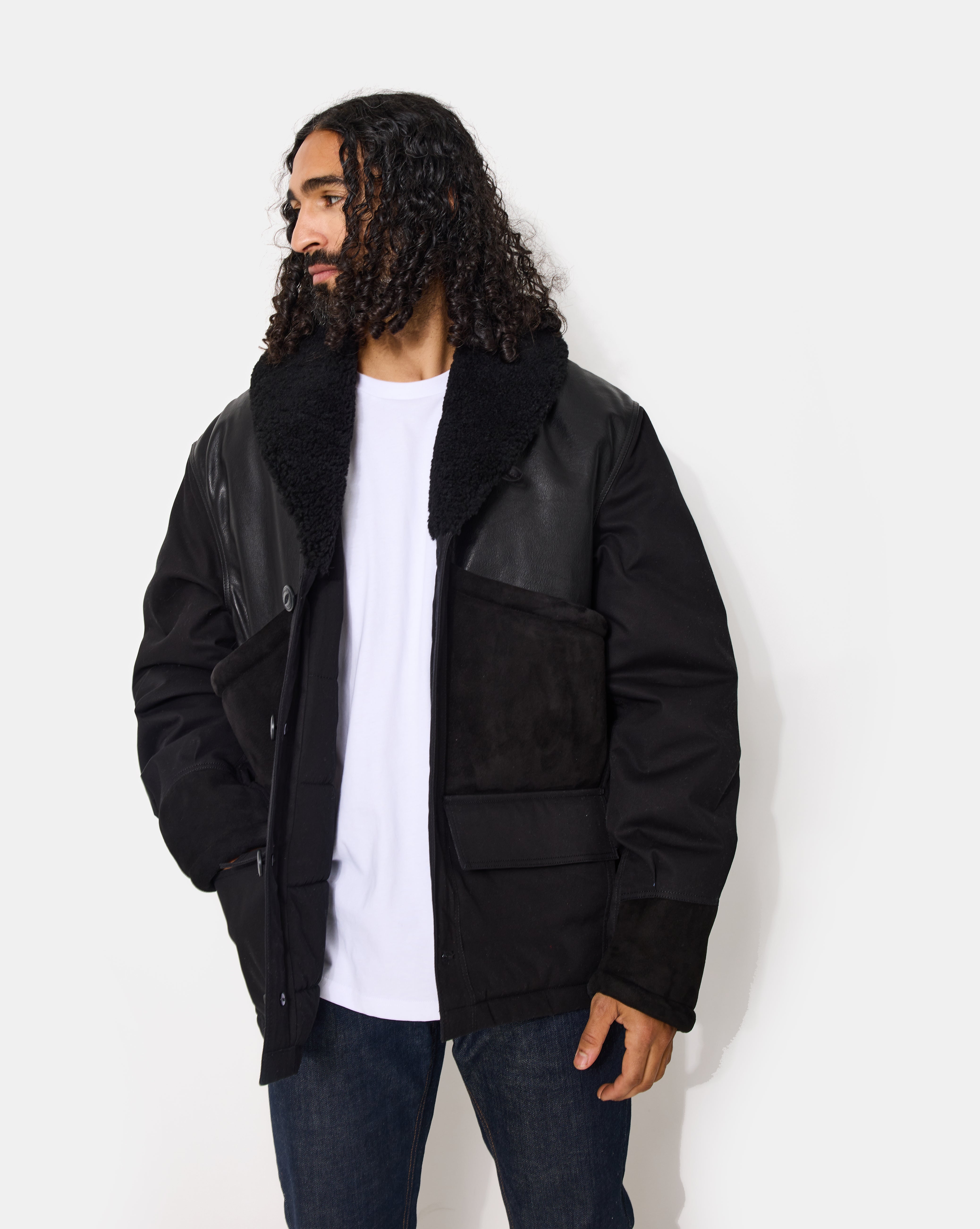 BLACK CAMERAMAN JACKET