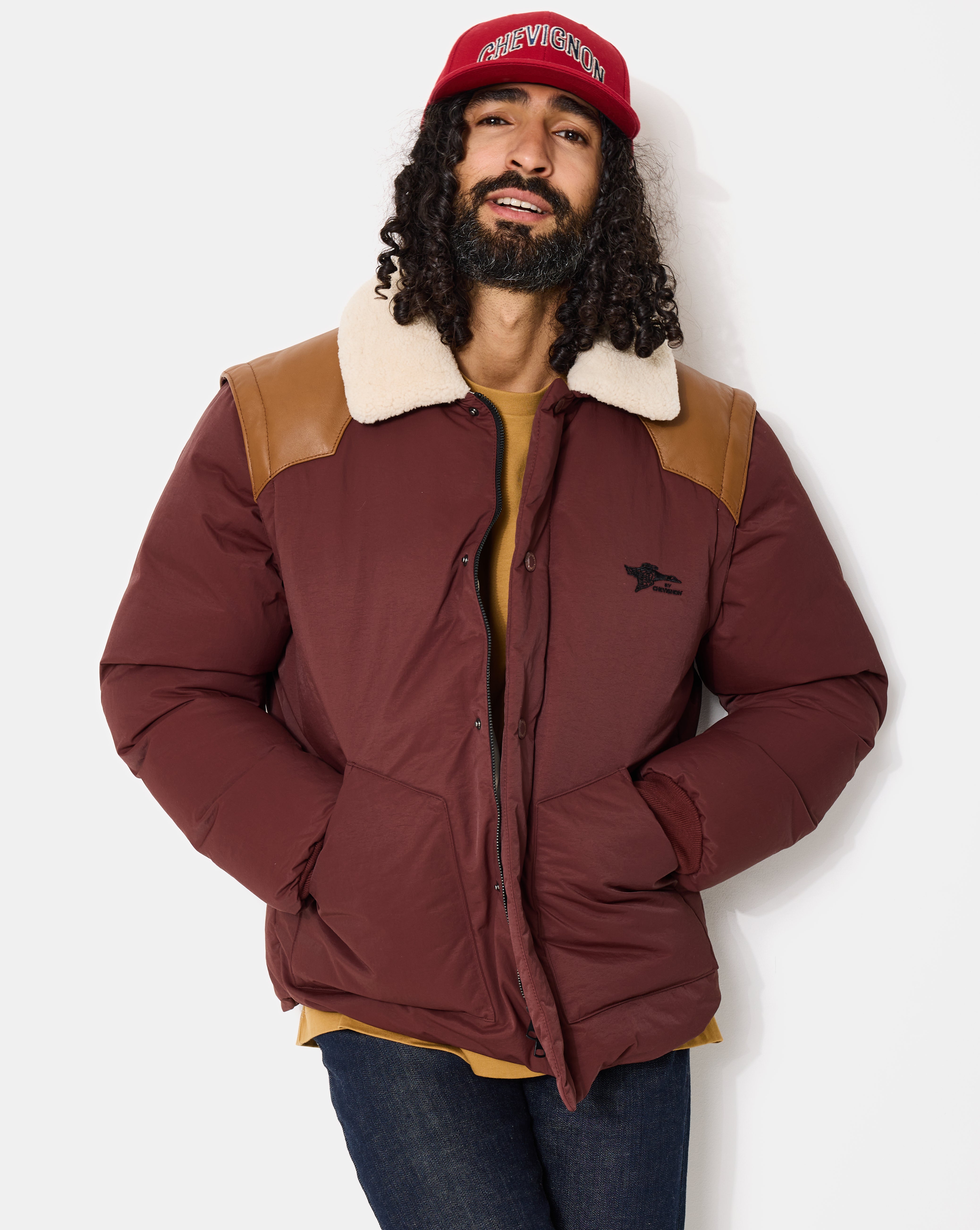 KROSS 4 BURGUNDY DOWN JACKET