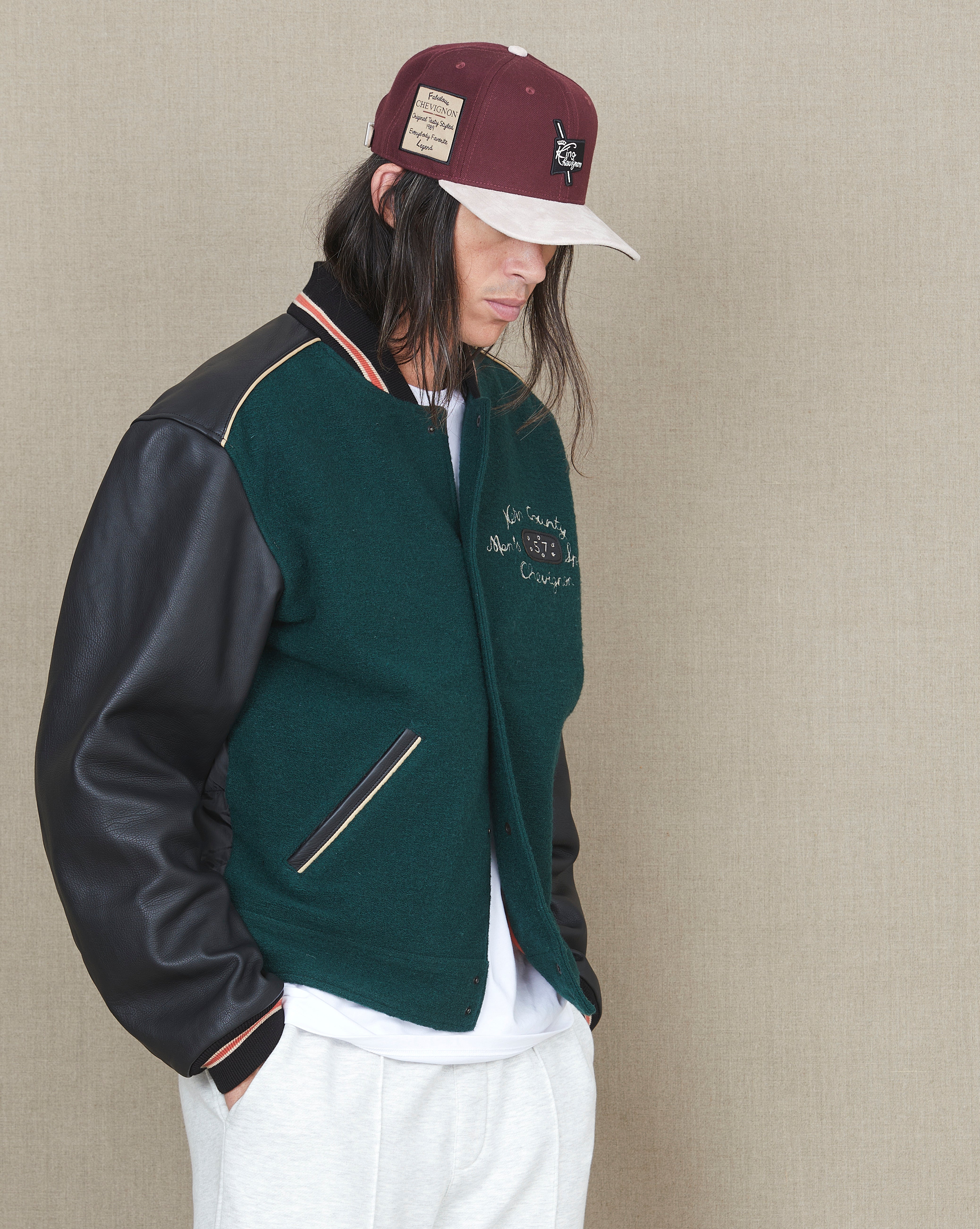 CASQUETTE KING CAP BURGUNDY