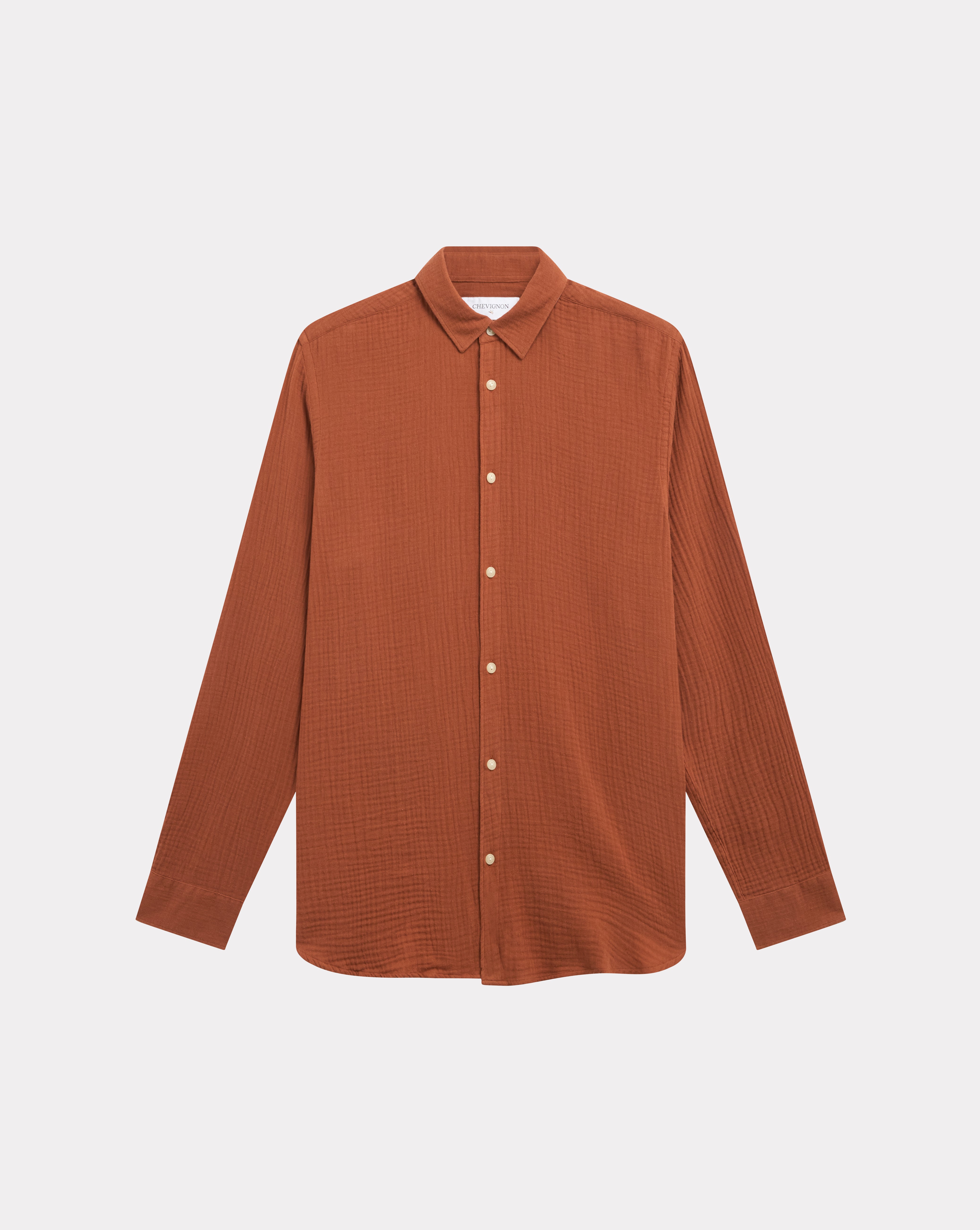 CHEMISE LOUISIANE MARRON