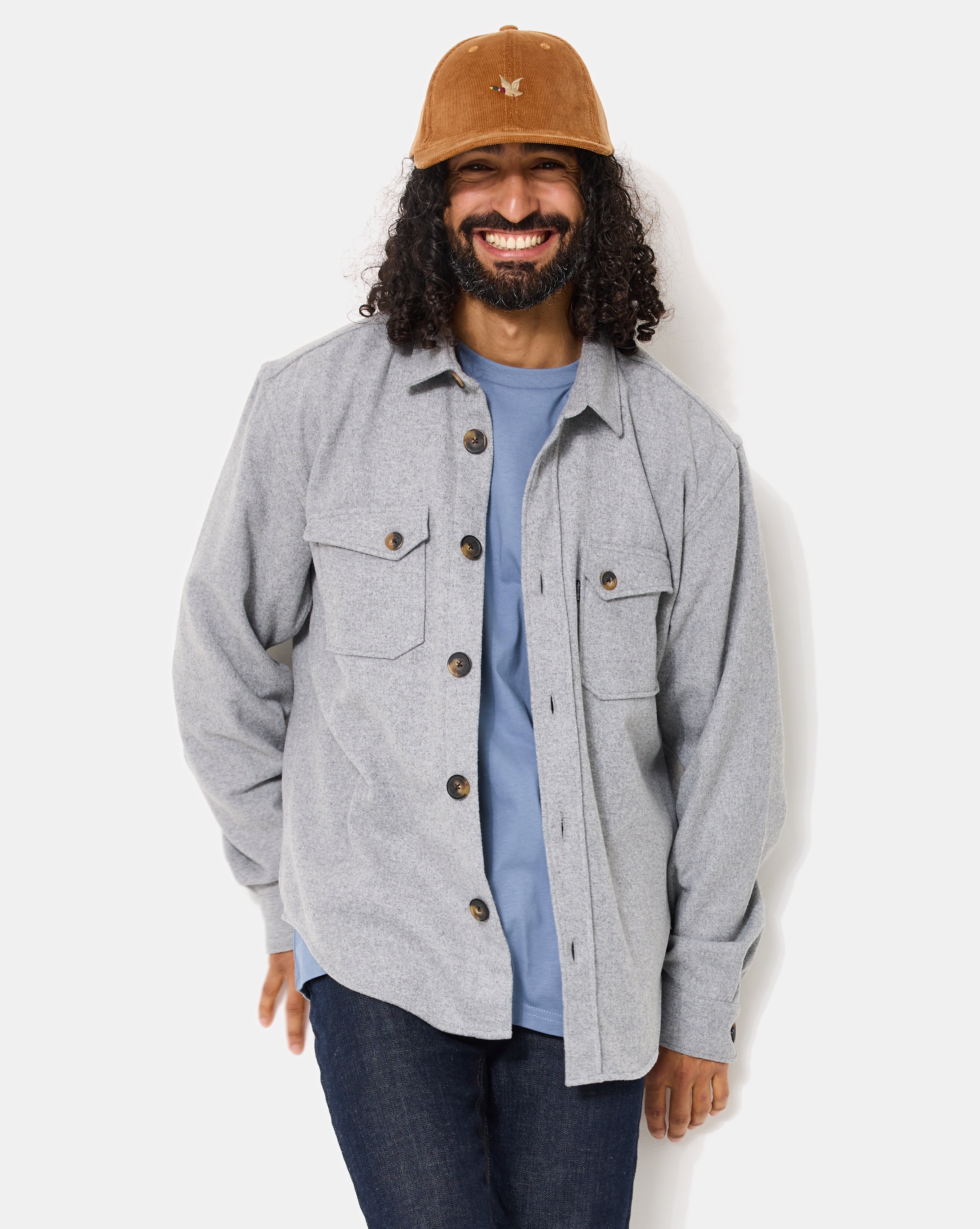 CHEMISE WOOLY GRIS