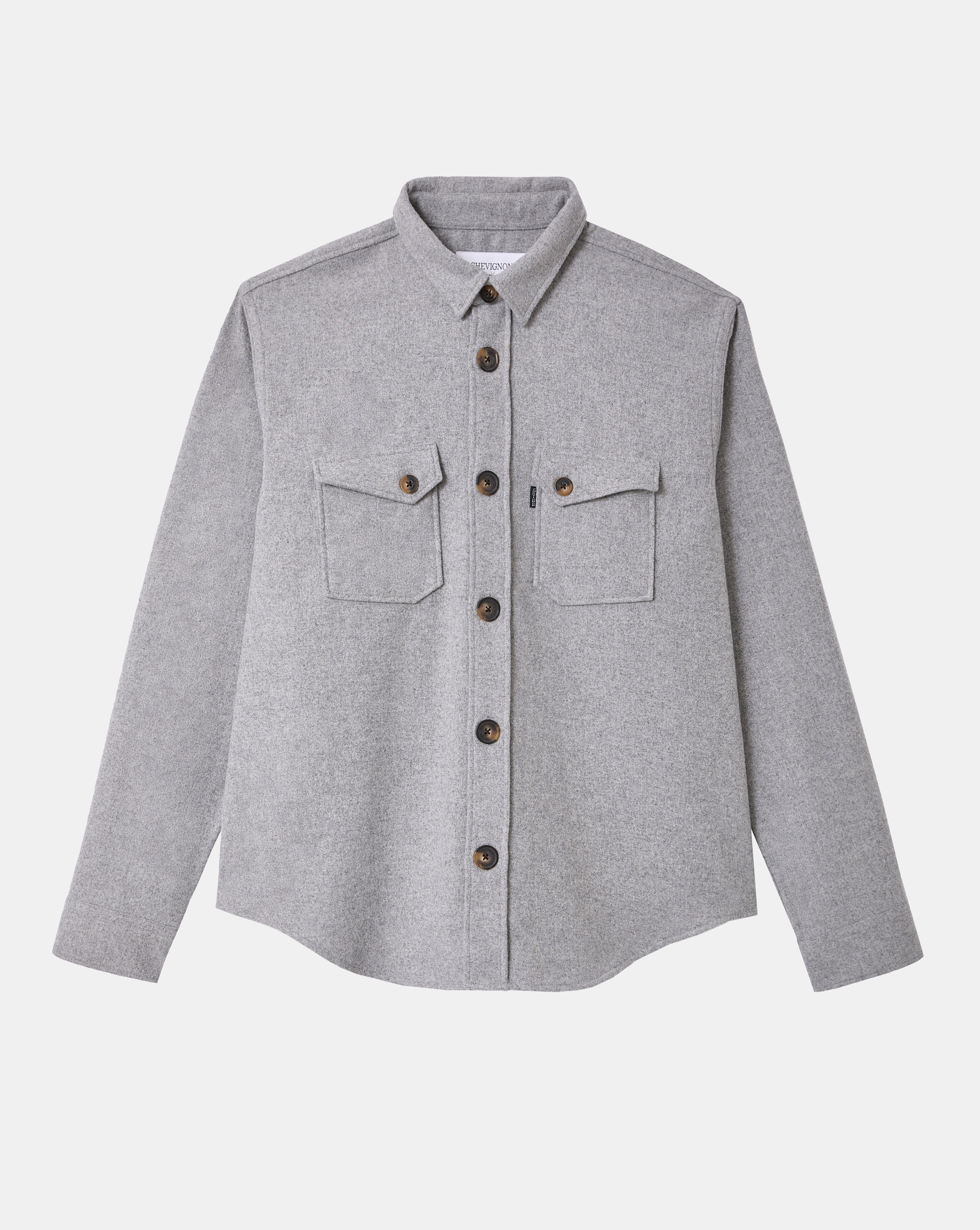 CHEMISE WOOLY GRIS