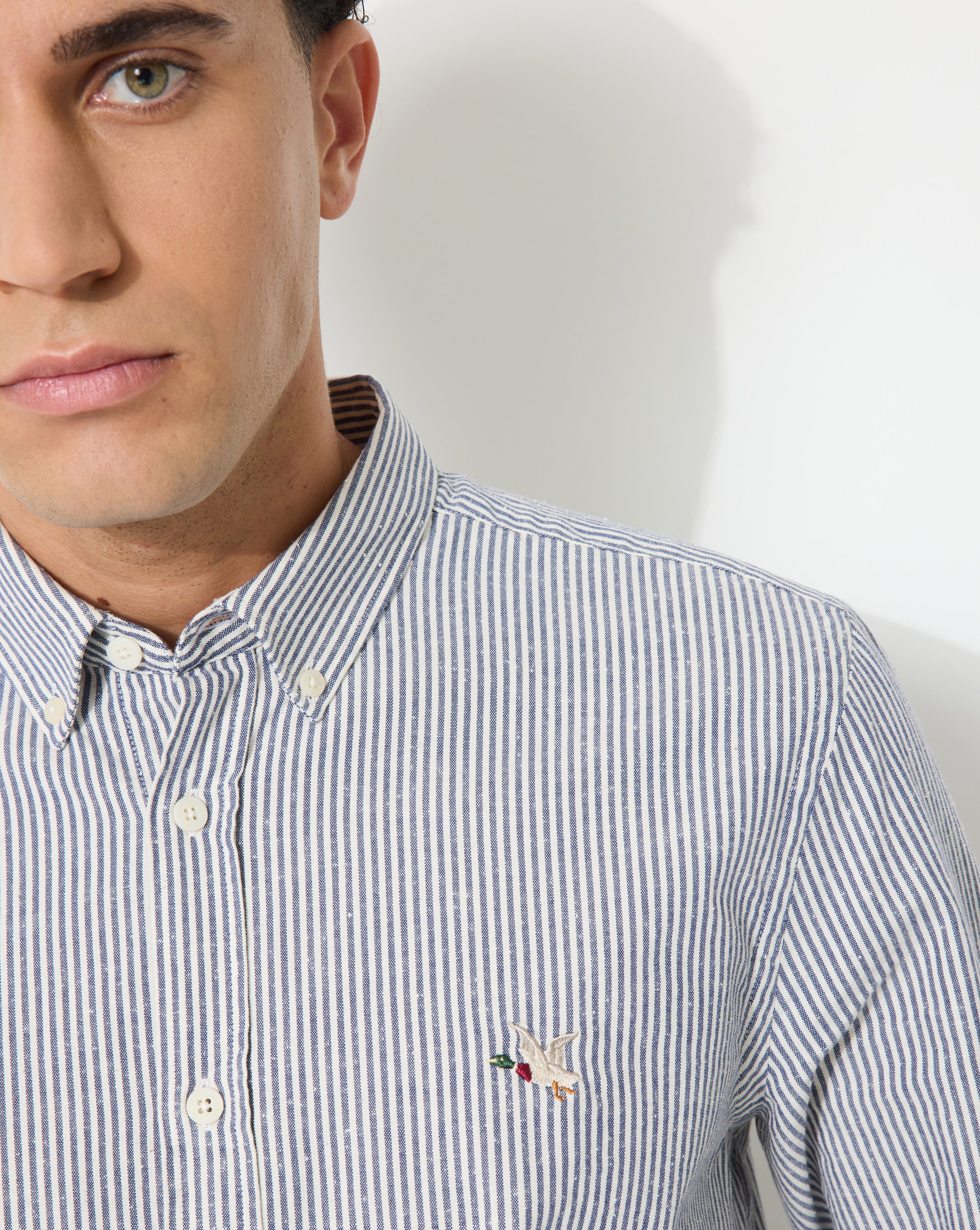 CHEMISE OXFORD SAKO BLEU
