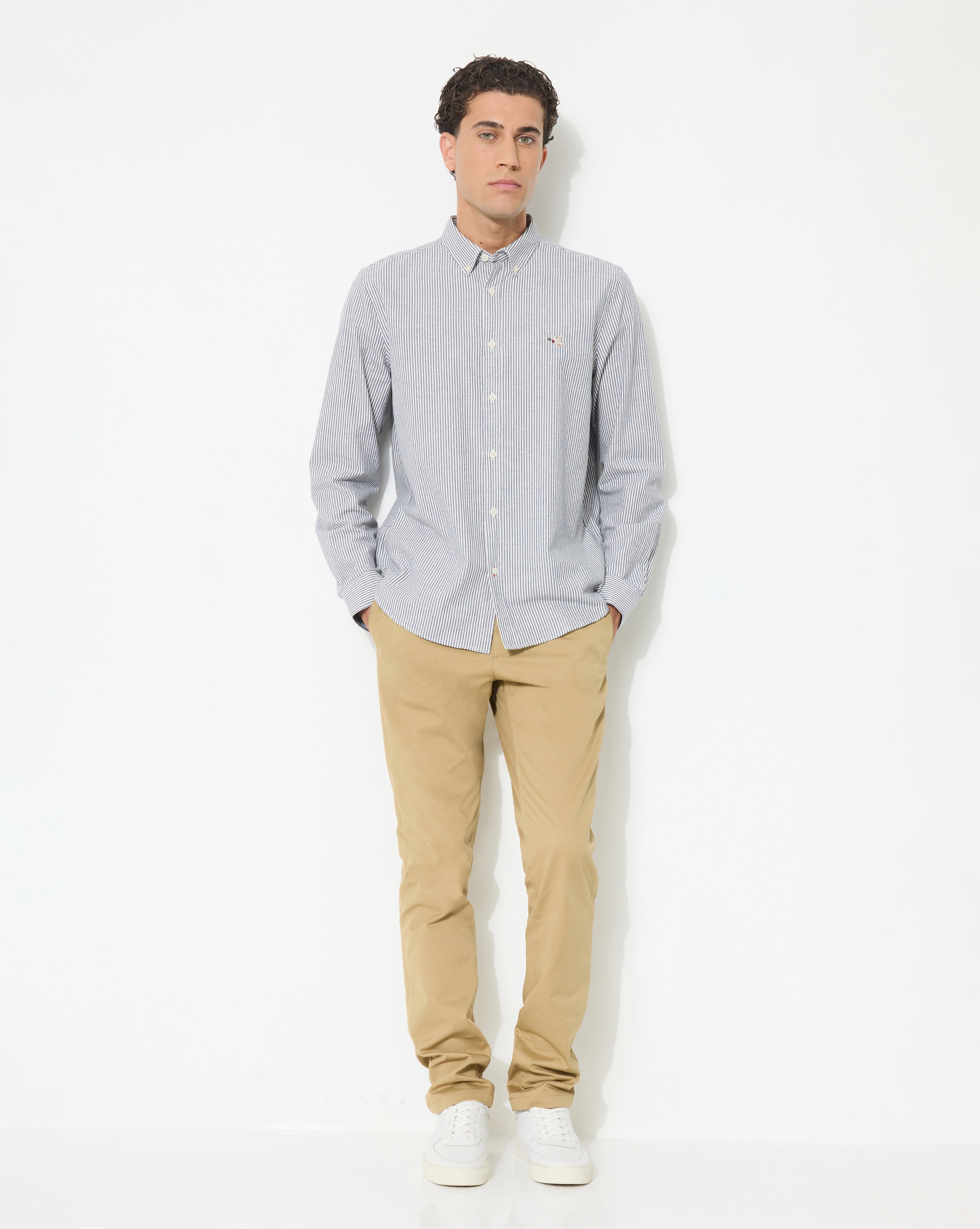 CHEMISE OXFORD SAKO BLEU