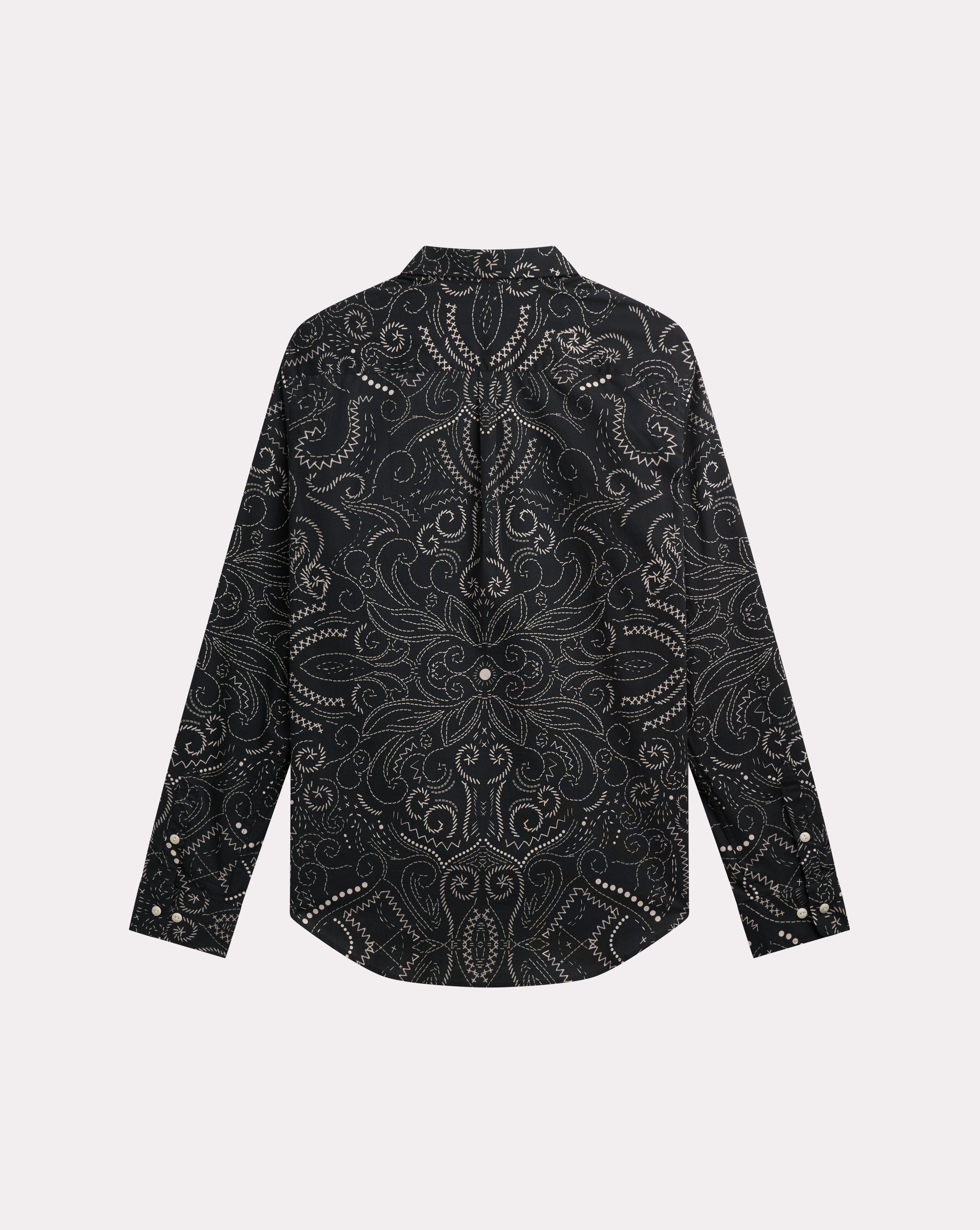 CHEMISE BANDANA NOIR