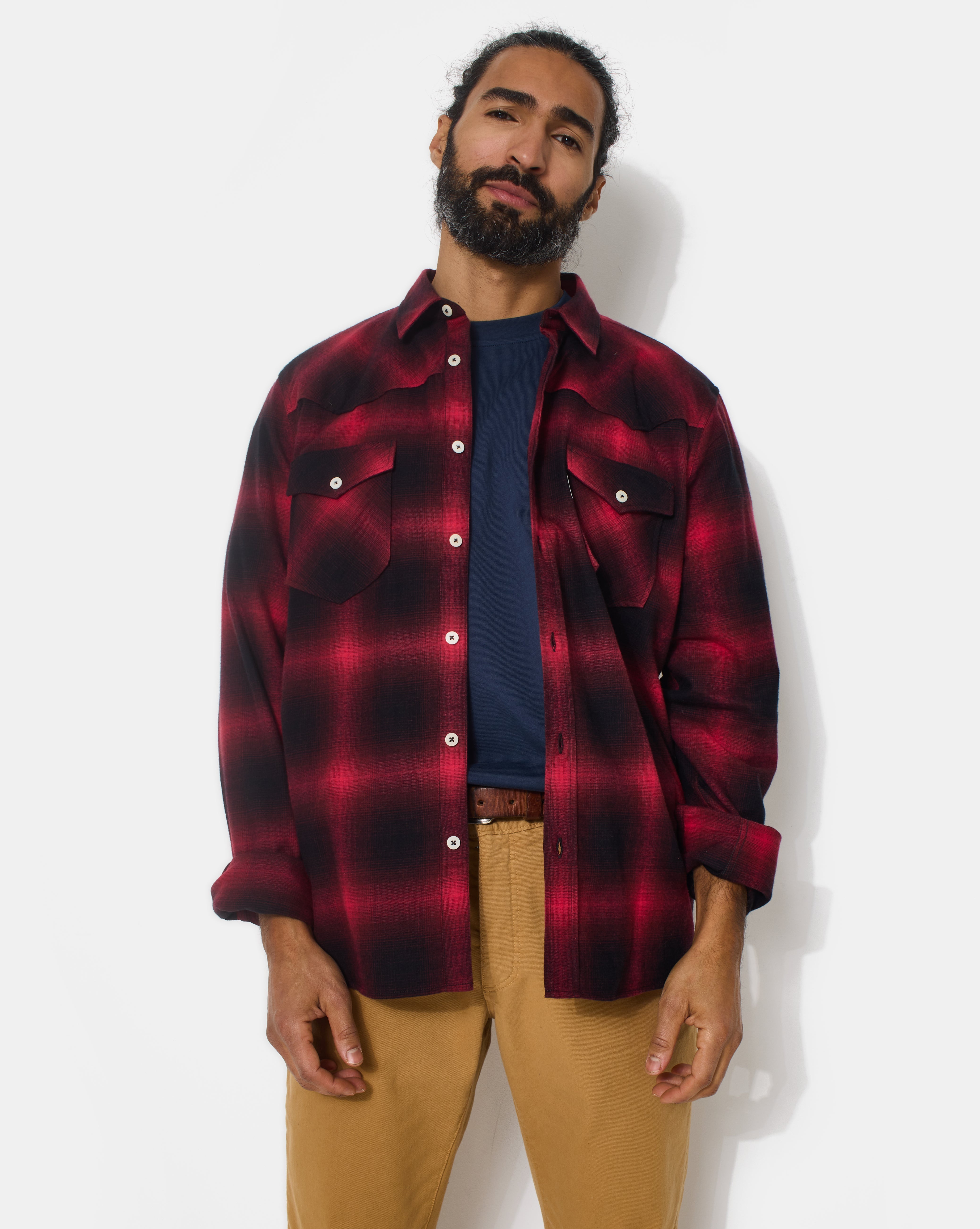 CHEMISE DALLAS ROUGE