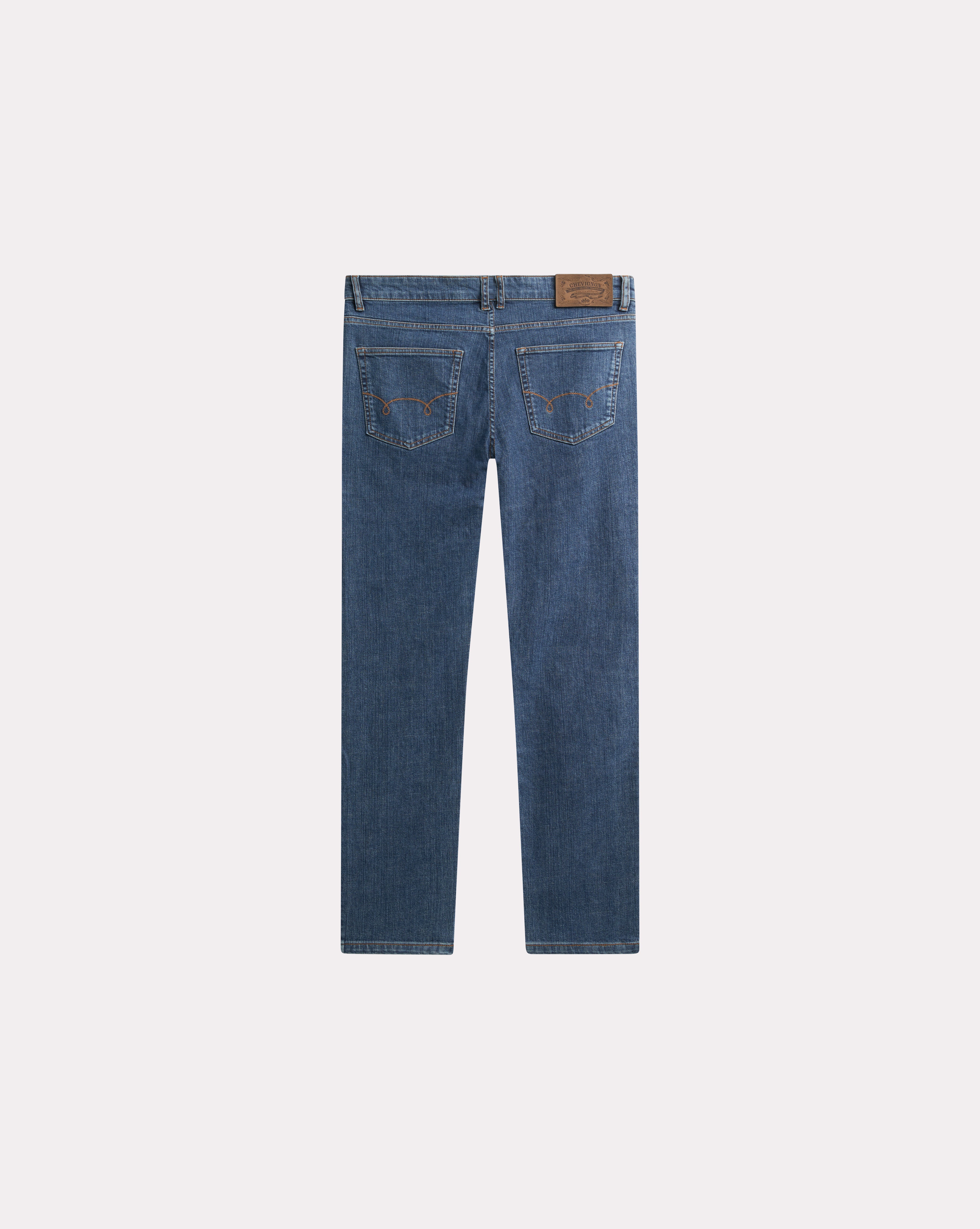 JEAN DENIM STRAIGHT BLEU MARINE