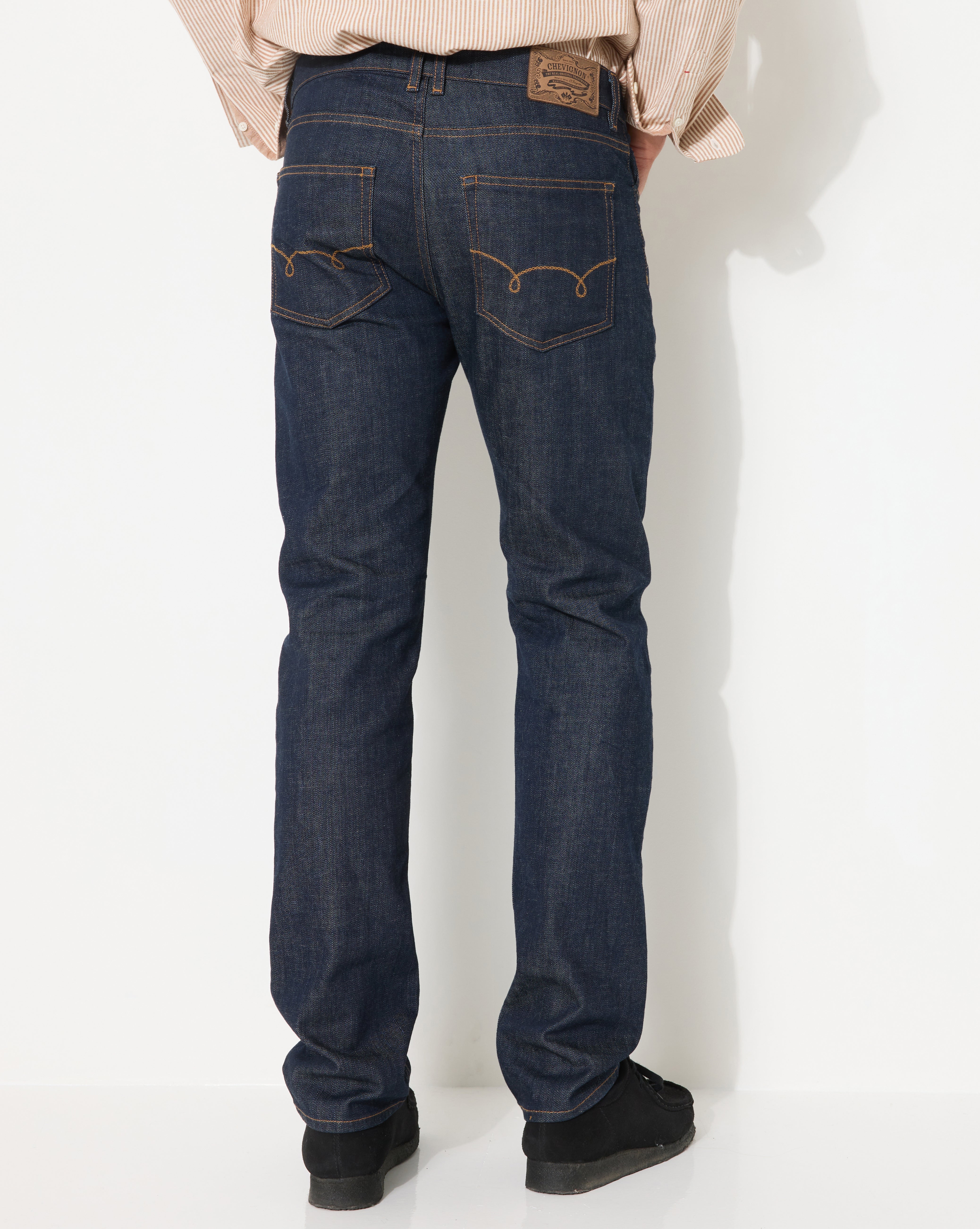 JEAN DENIM STRAIGHT BLEU