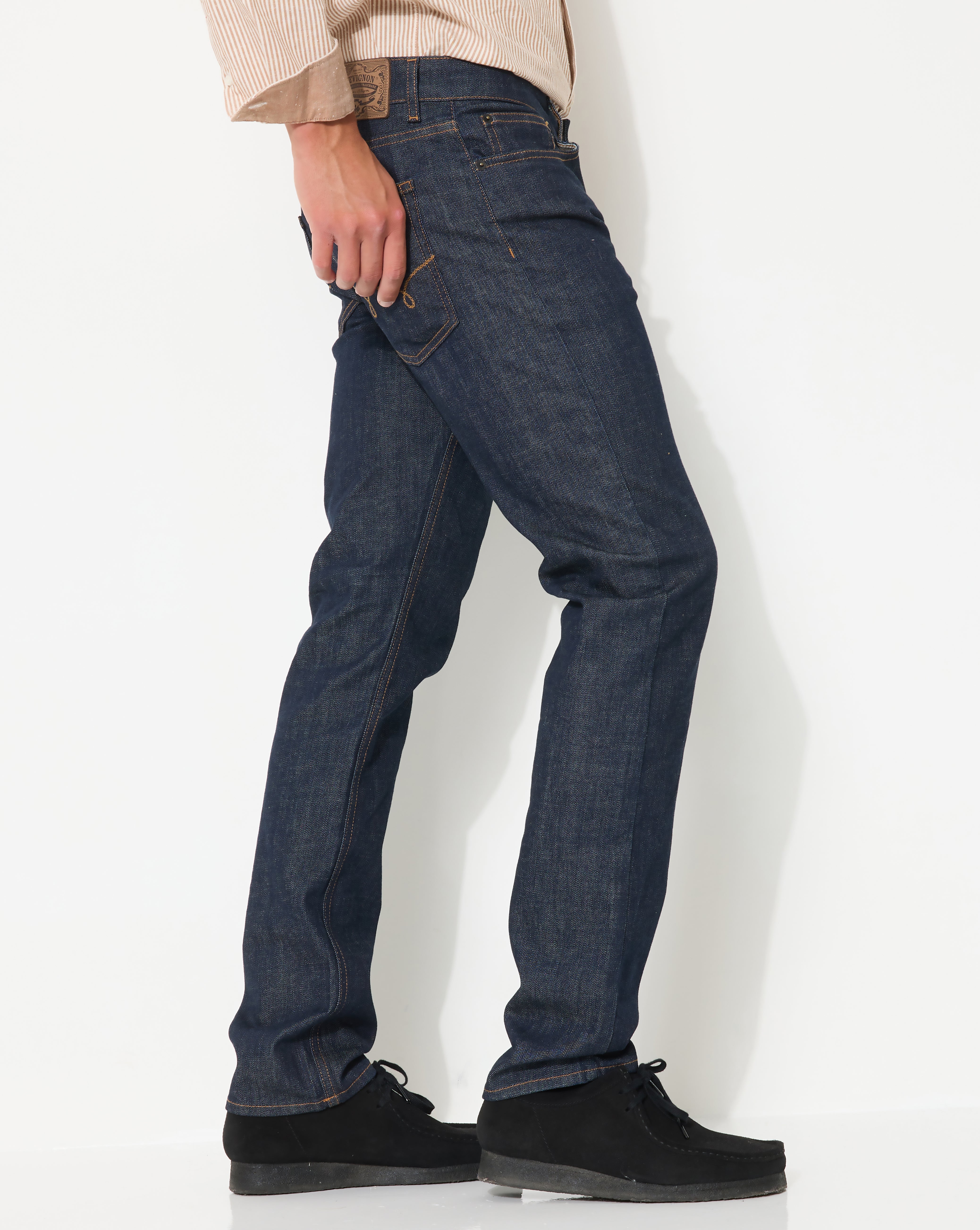 JEAN DENIM STRAIGHT BLEU