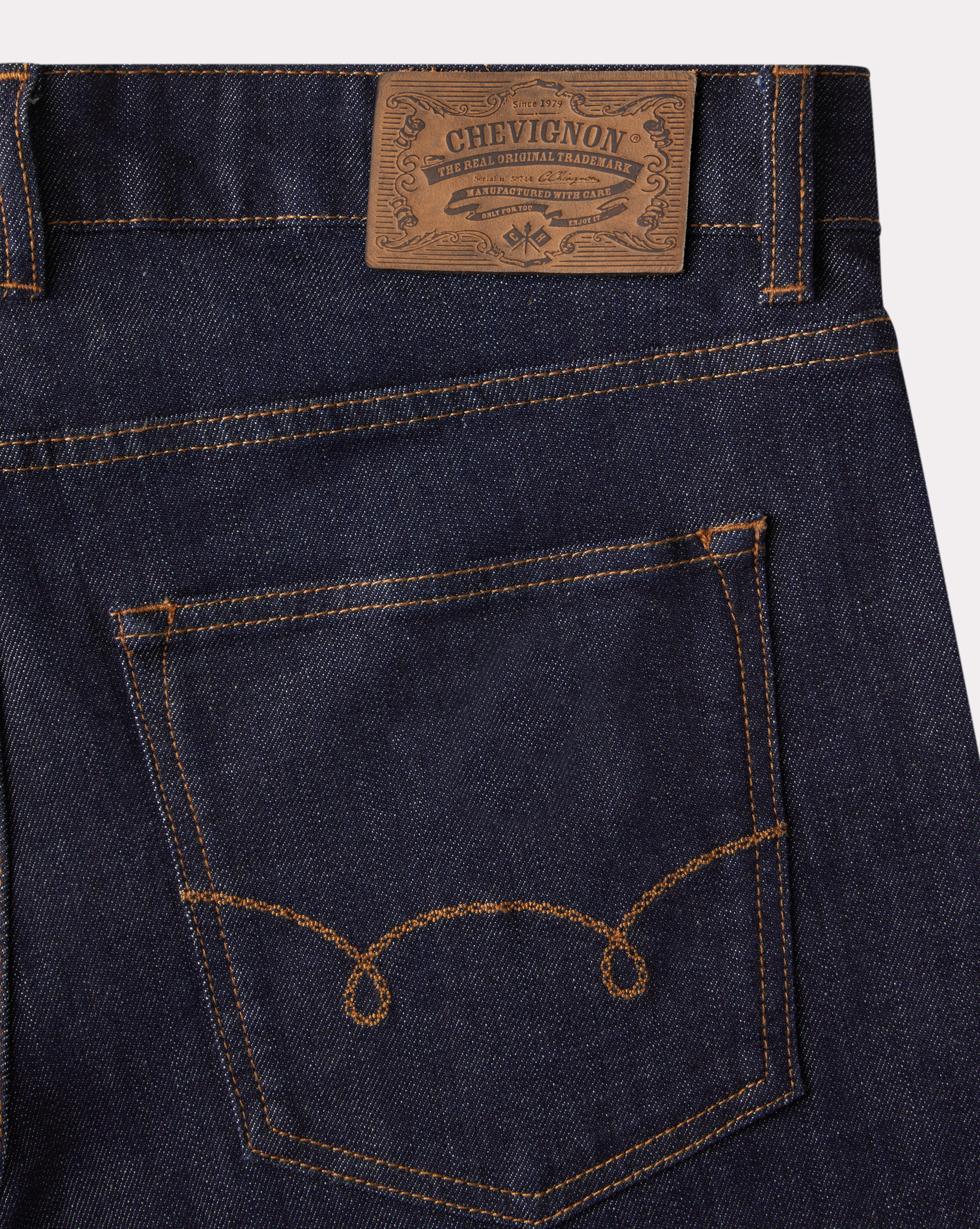 JEAN DENIM STRAIGHT BLEU
