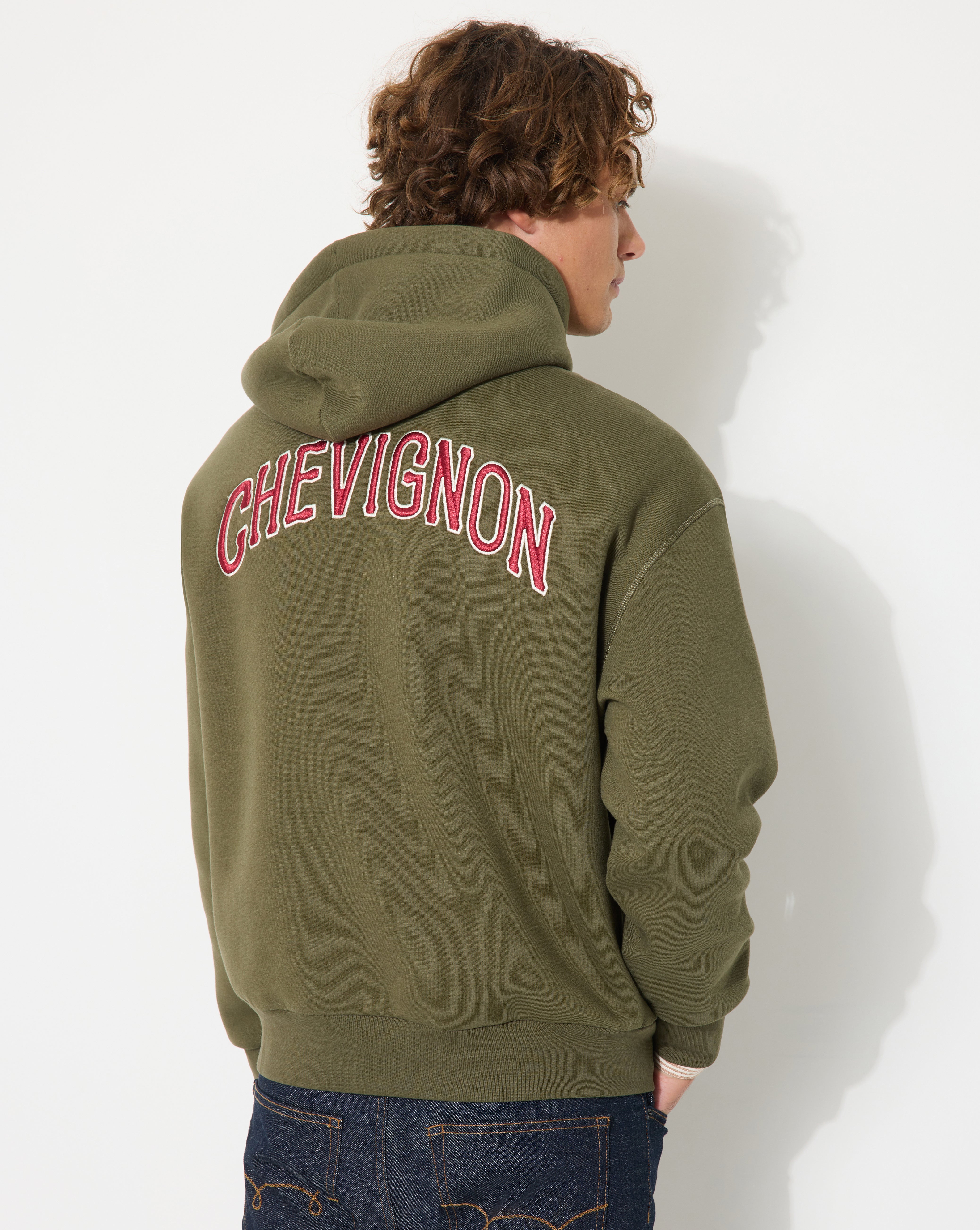 SWEATSHIRT HOOD 90 KAKI