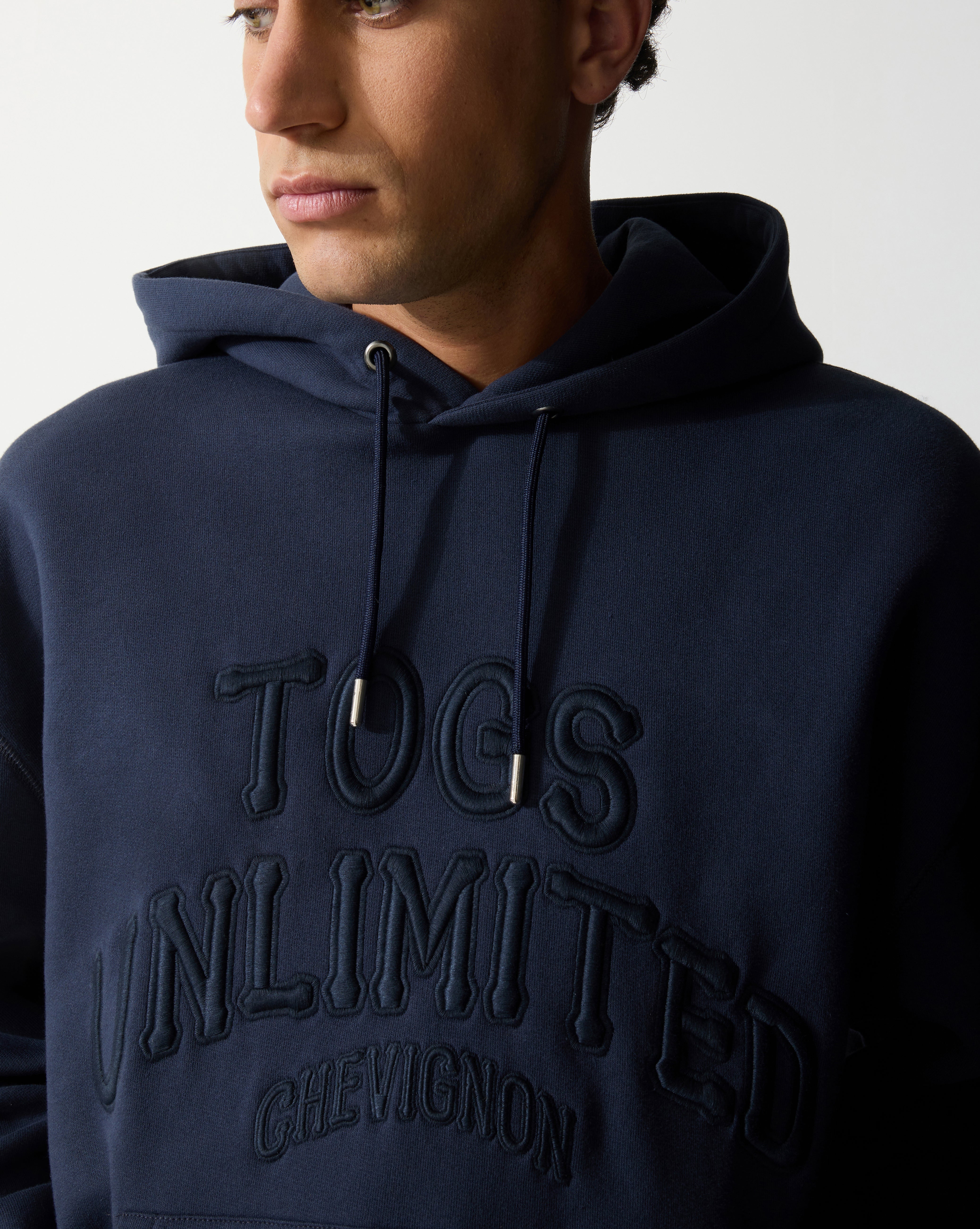 SWEAT HOOD TOGS BLEU