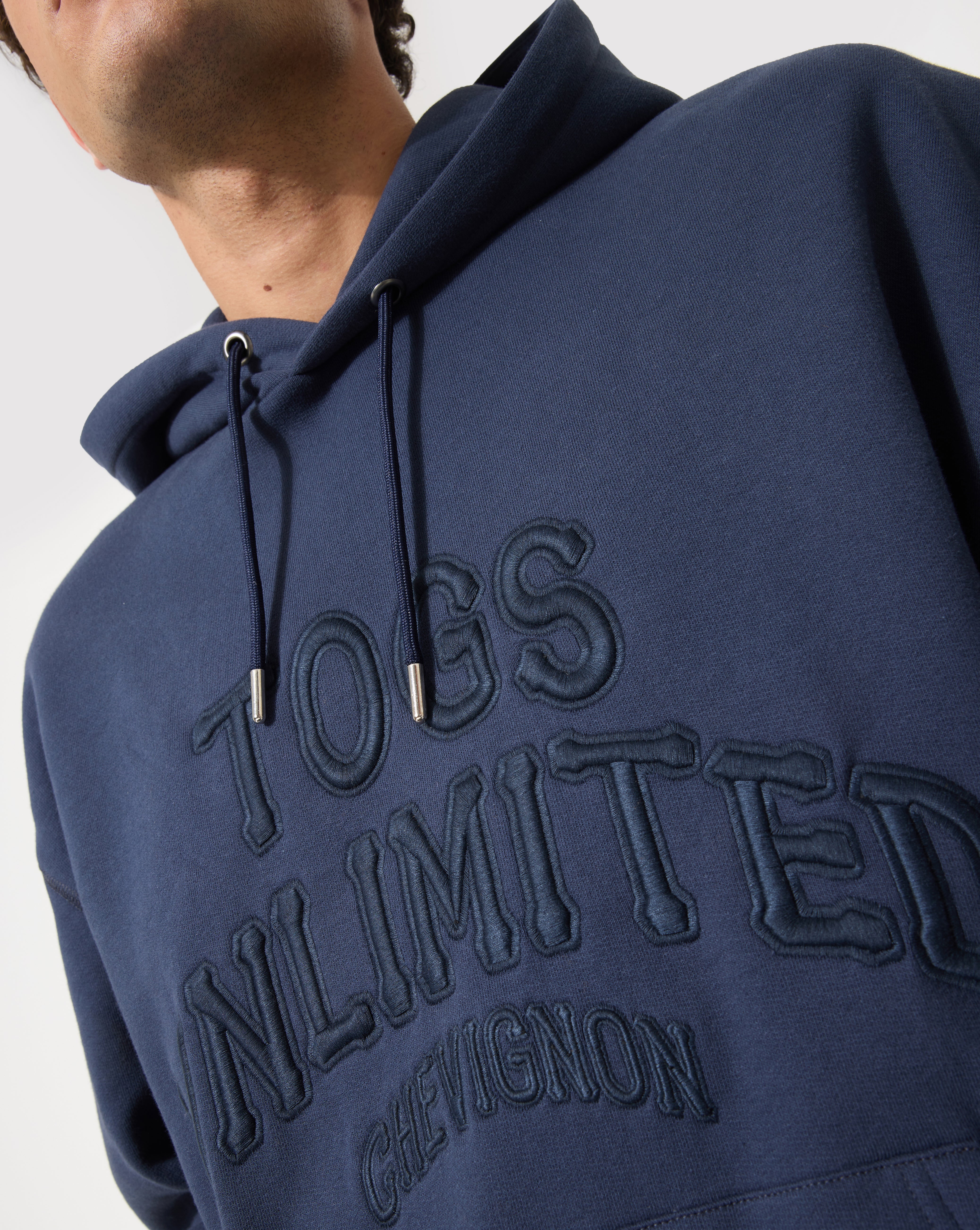 SWEAT HOOD TOGS BLEU