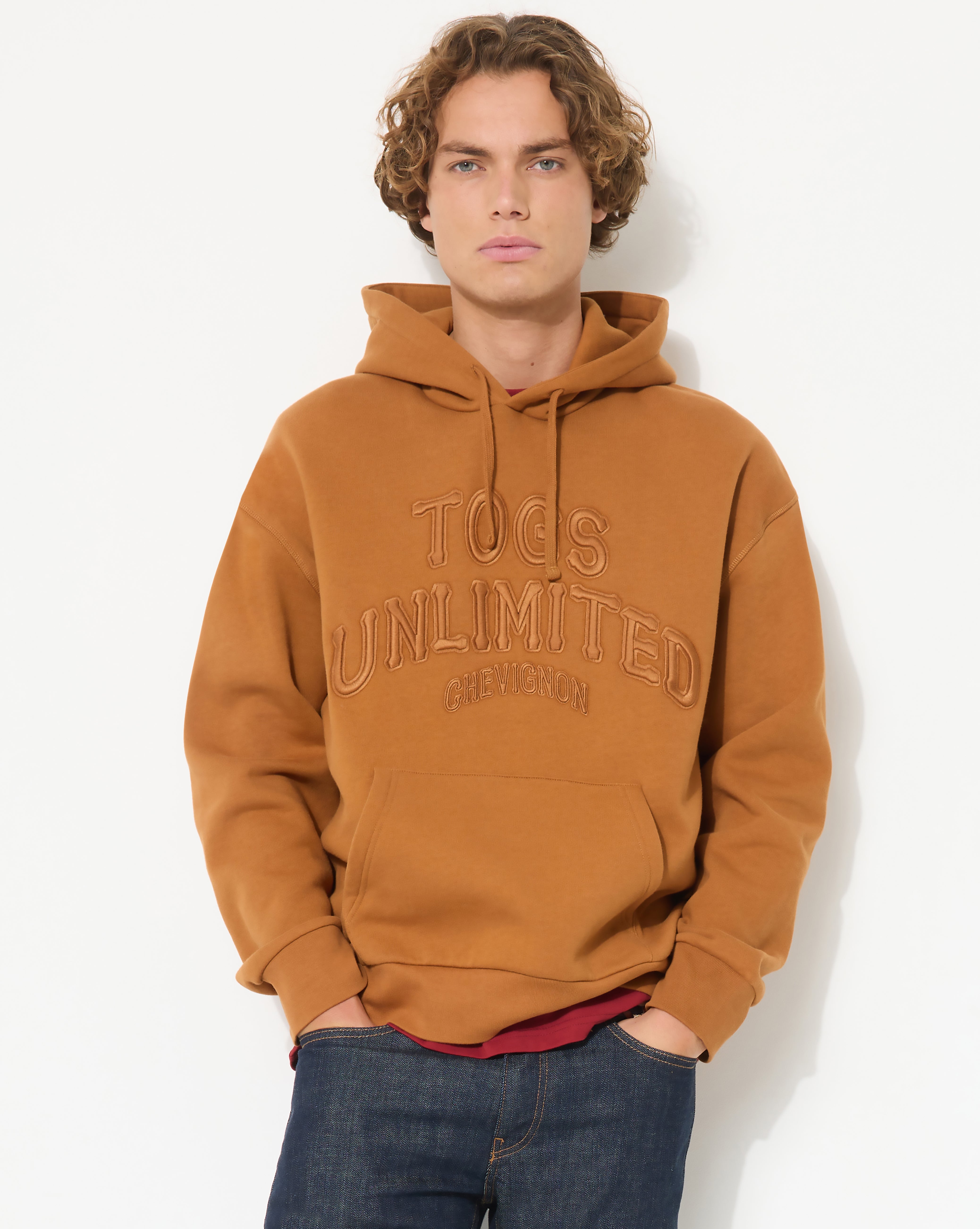 SWEAT HOOD TOGS MARRON
