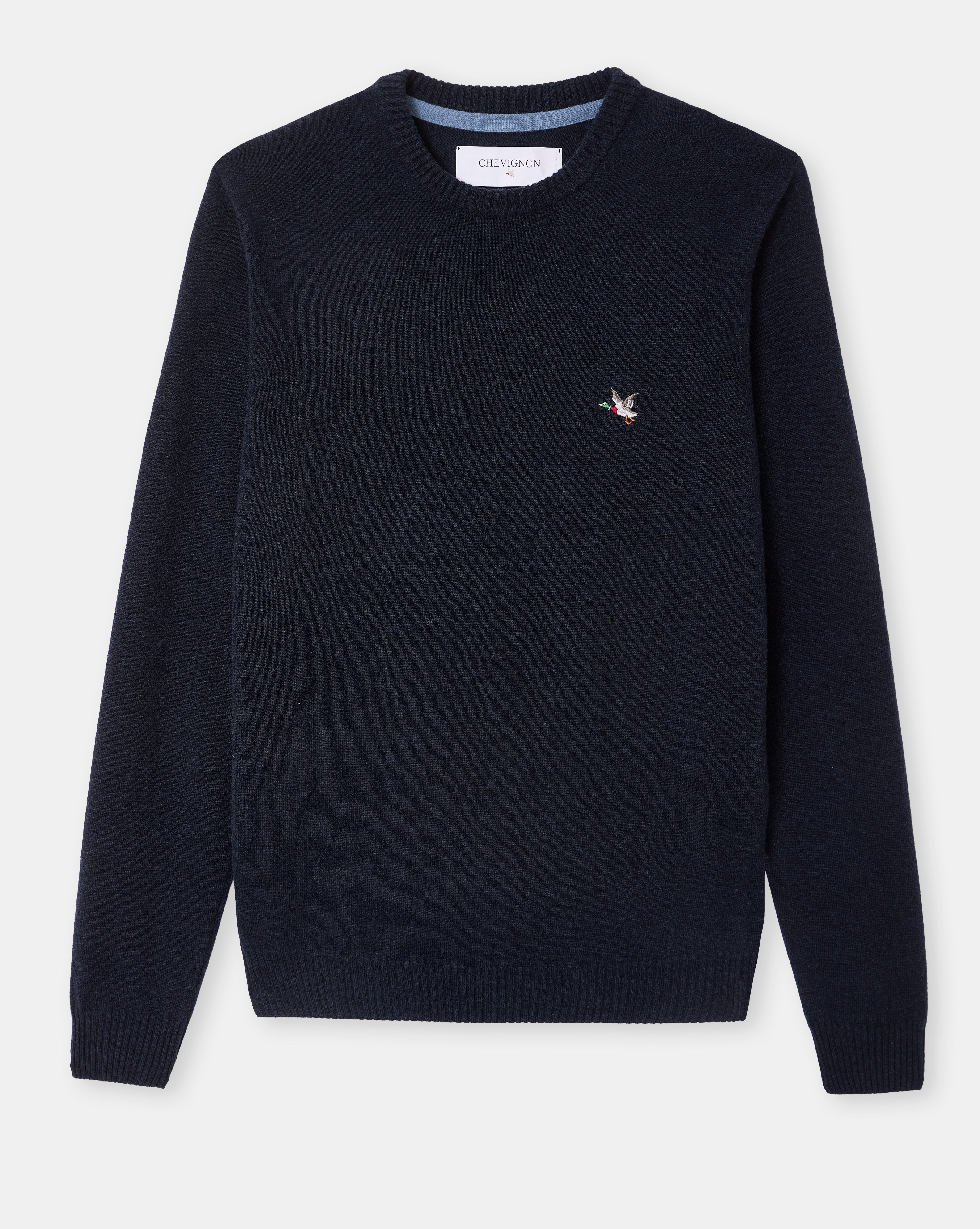 PULL EN LAINE WOOL RDC BLEU MARINE