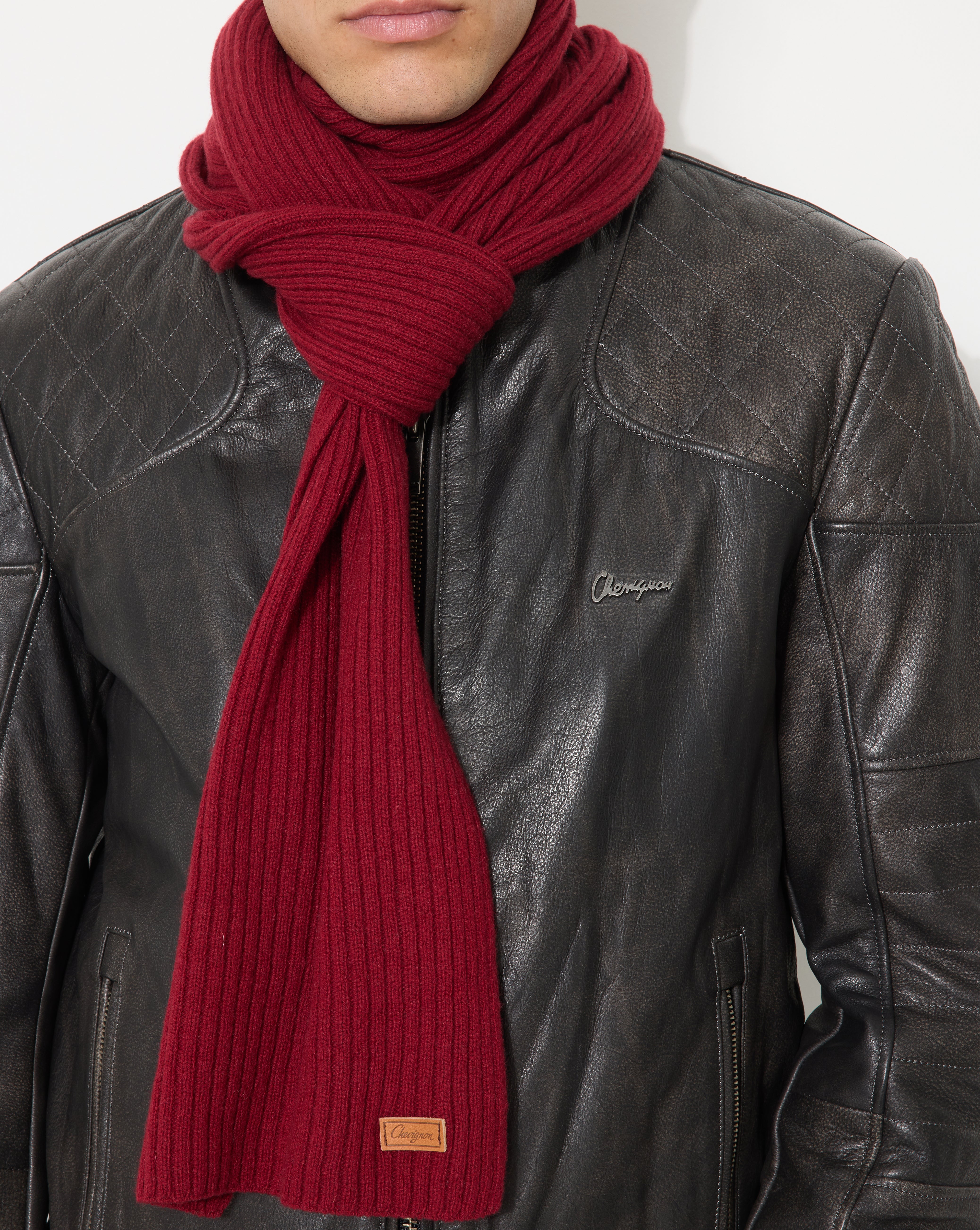 ECHARPE FRENCH SCARF ROUGE
