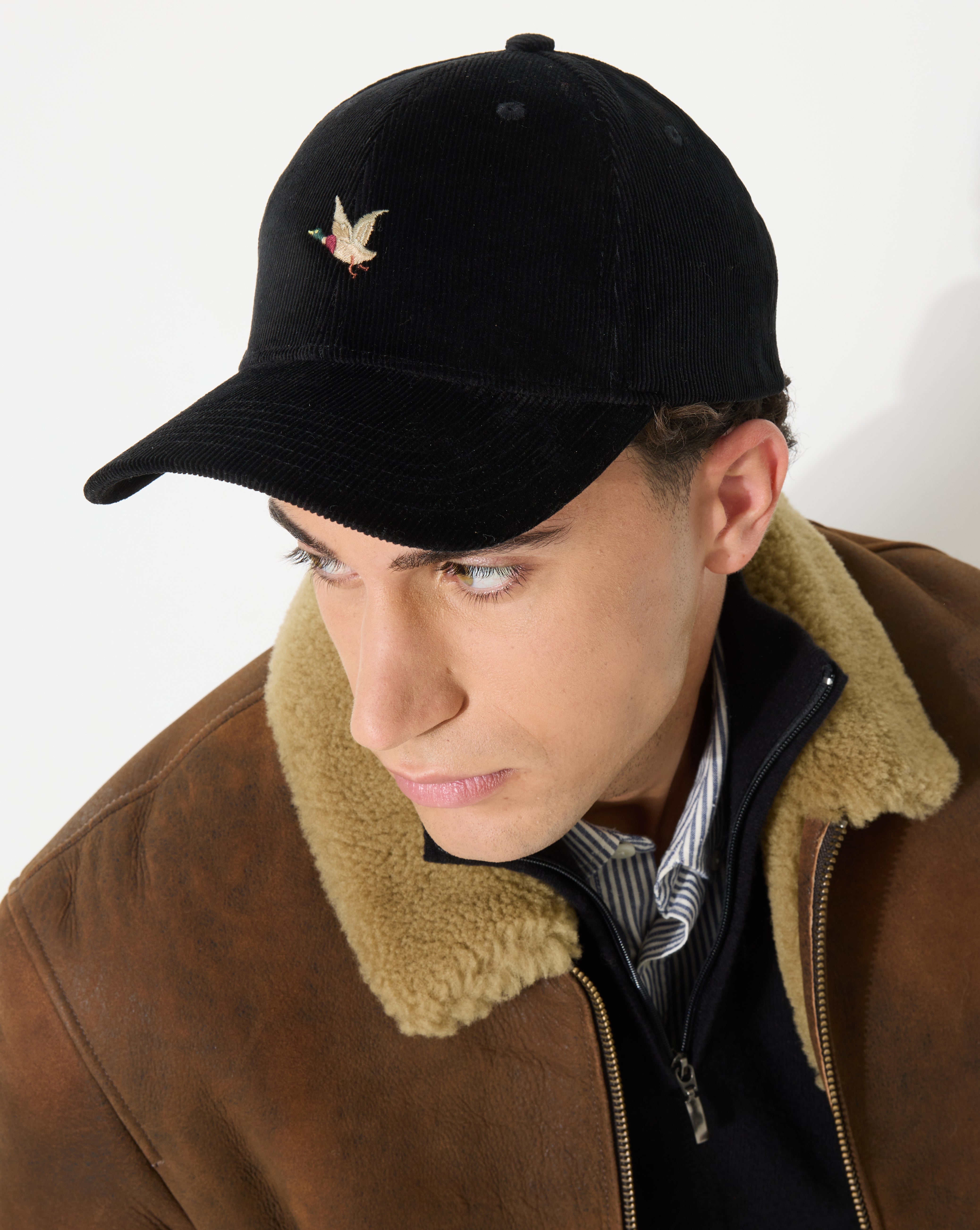 CASQUETTE CITY VELVET CAP NOIR