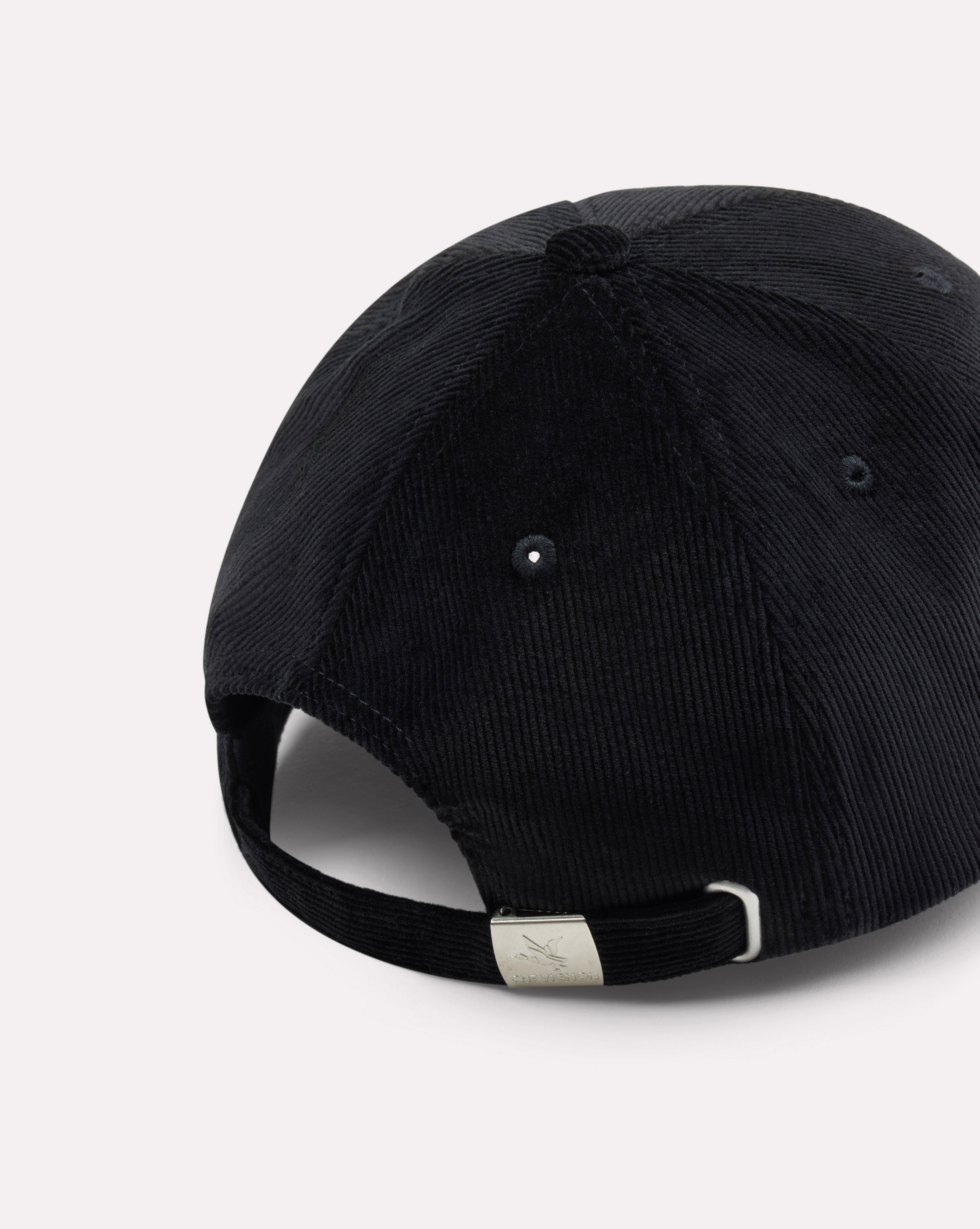 CASQUETTE CITY VELVET CAP NOIR