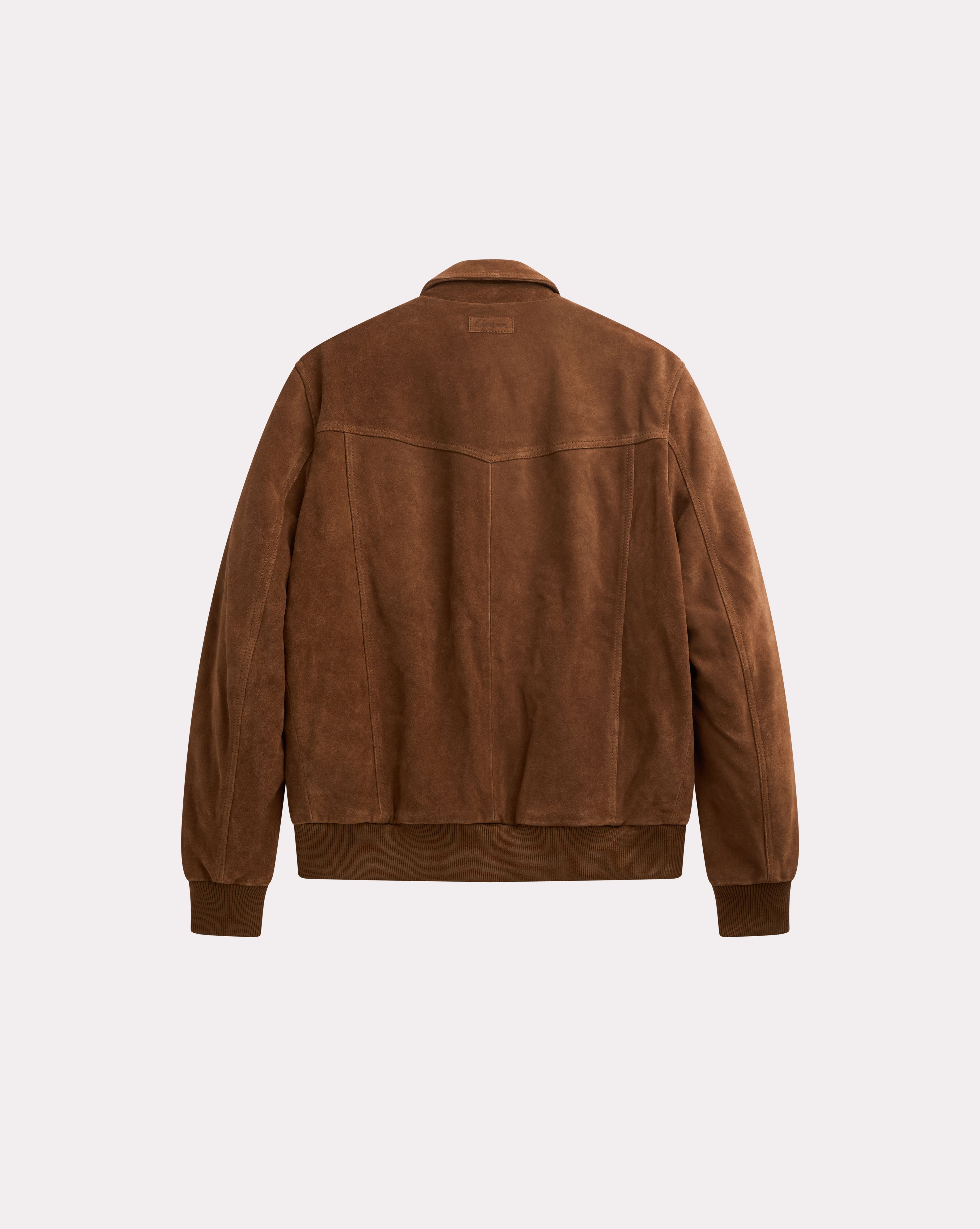 BLOUSON EN CUIR PAOLO MARRON
