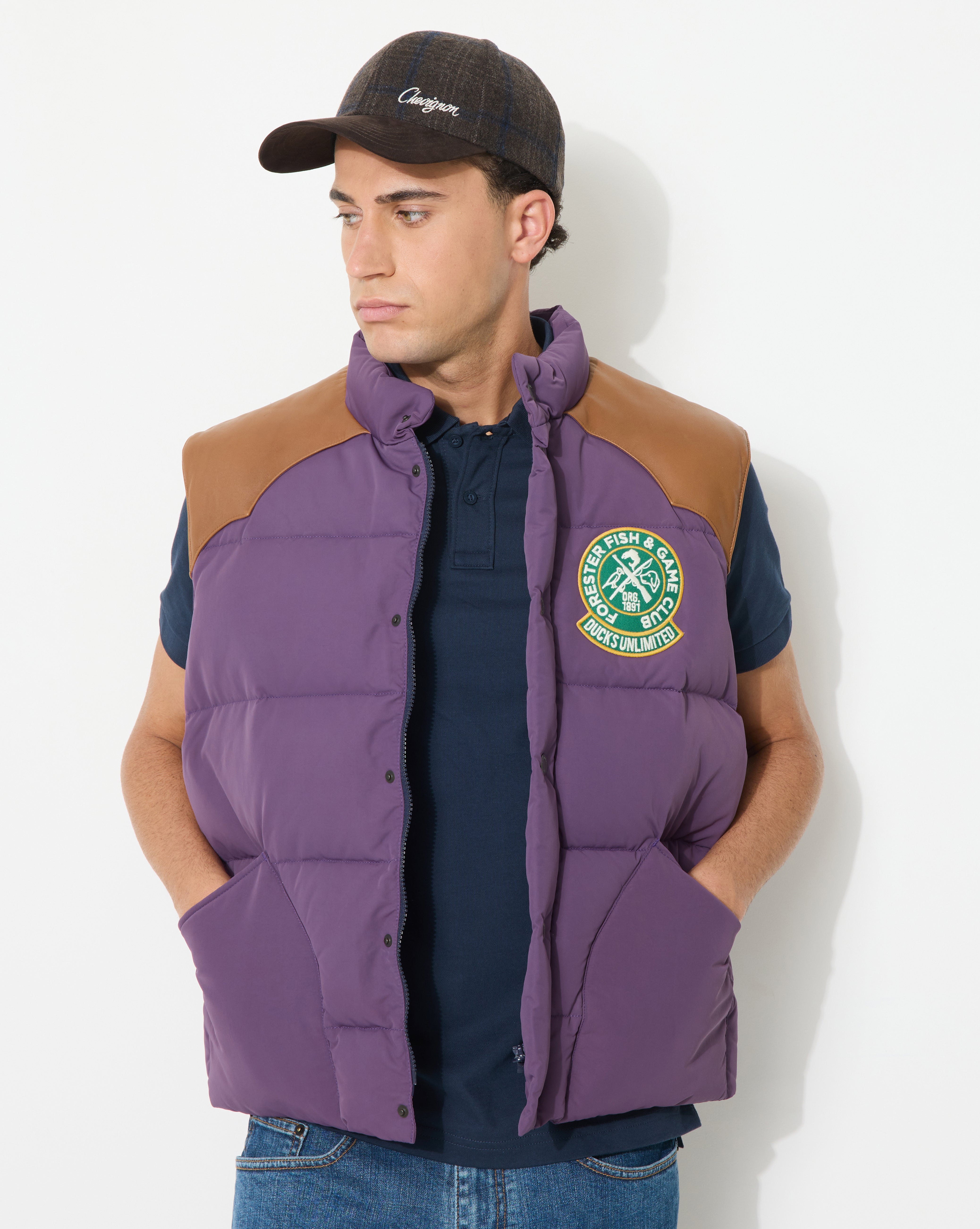 TOGS 1984 PURPLE DOWN JACKET
