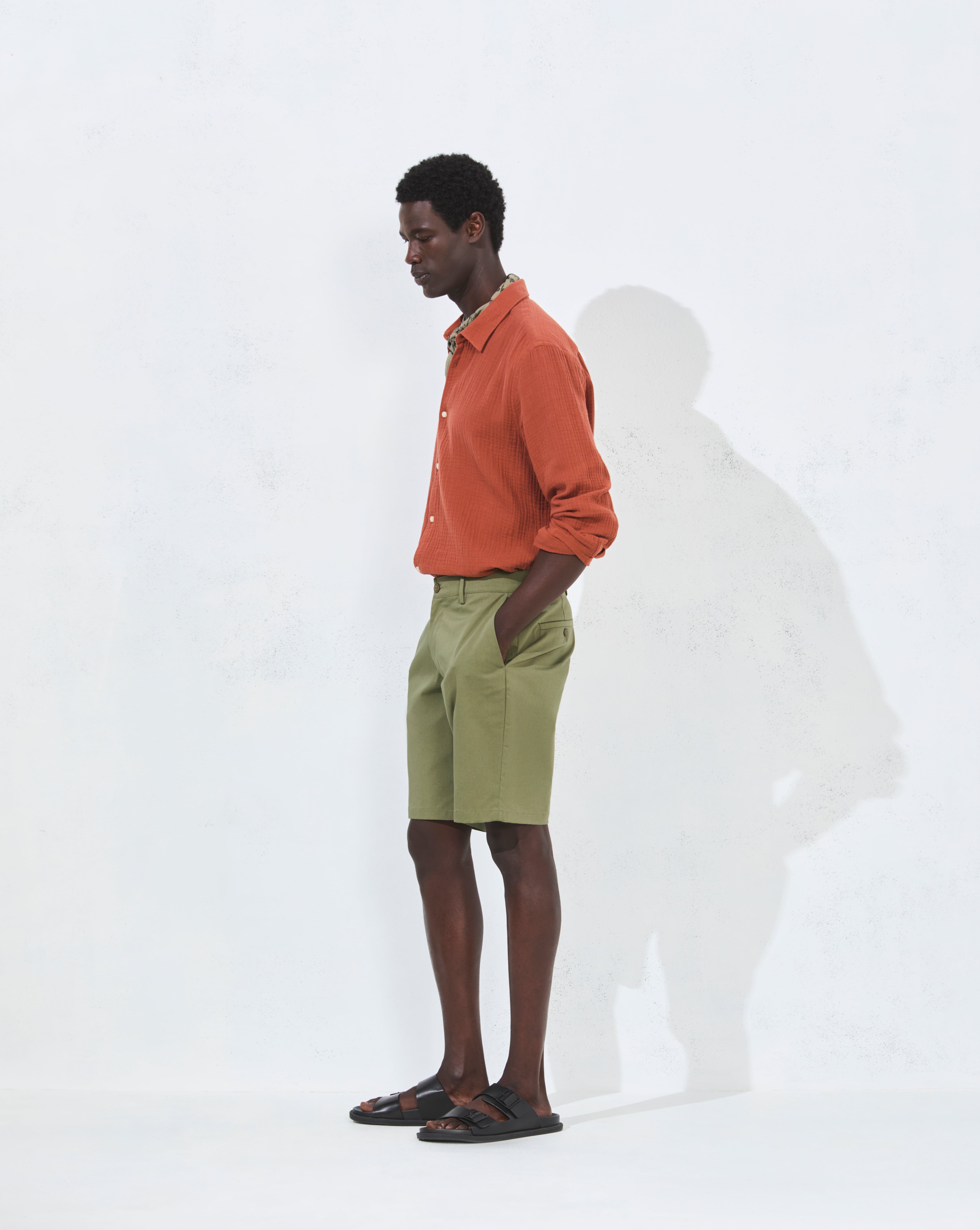 CHEMISE LOUISIANE MARRON