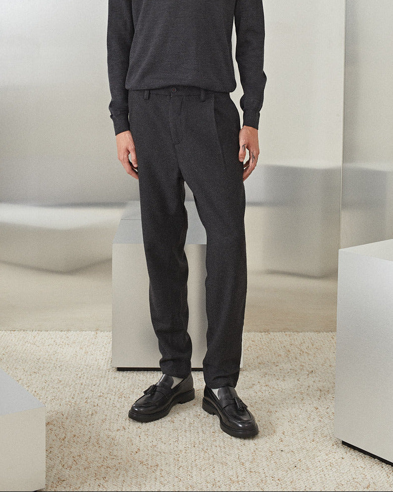 DUCK FOLD POP GREY PANTS