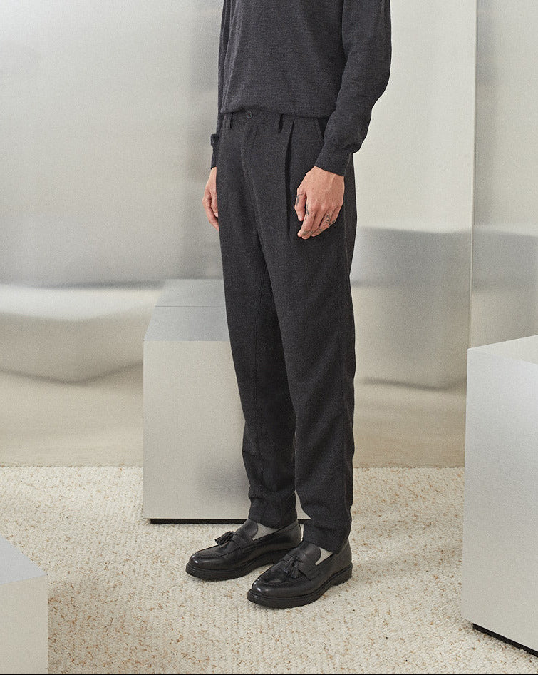 DUCK FOLD POP GREY PANTS