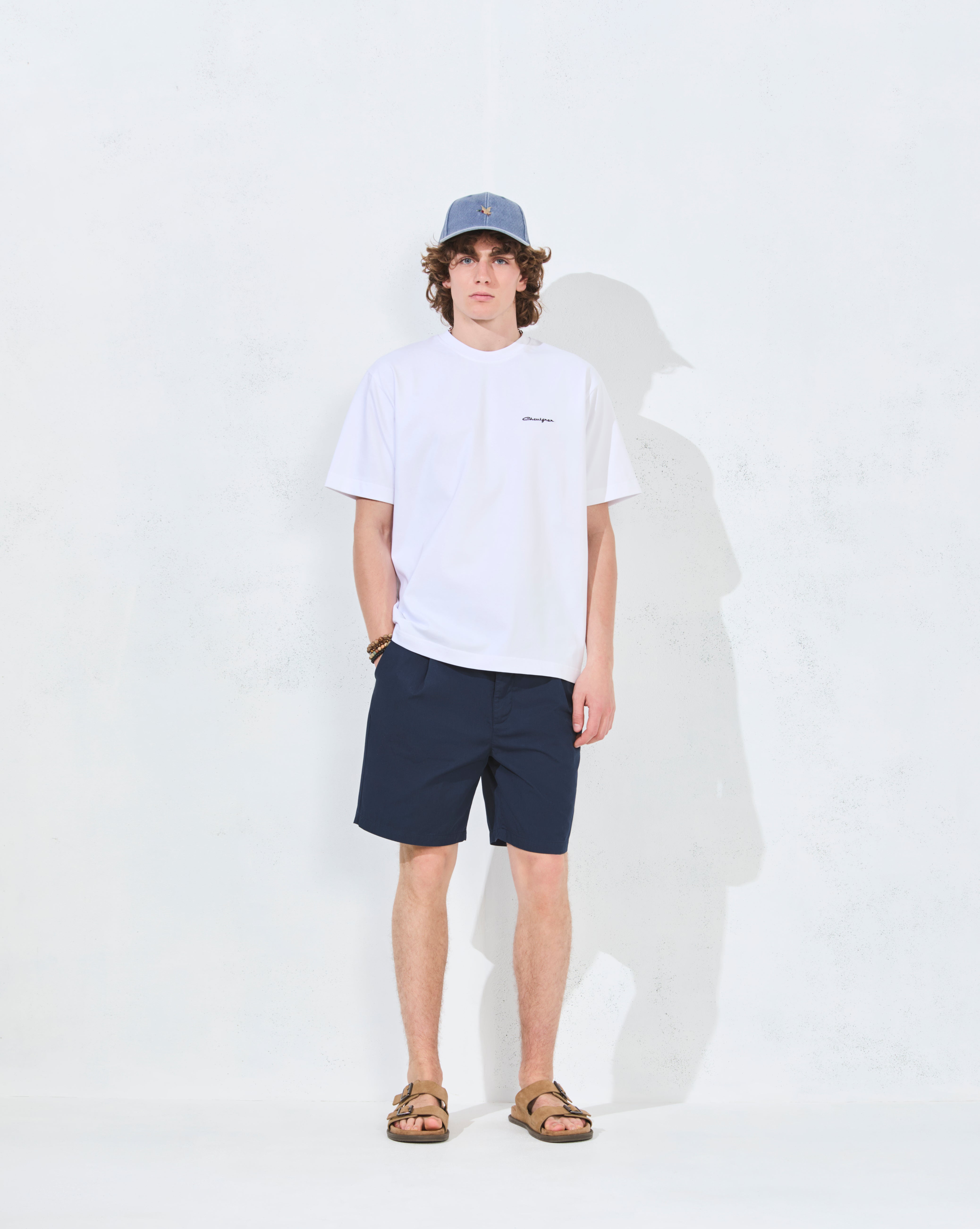T-SHIRT CITY TEE OVERSIZE BLANC