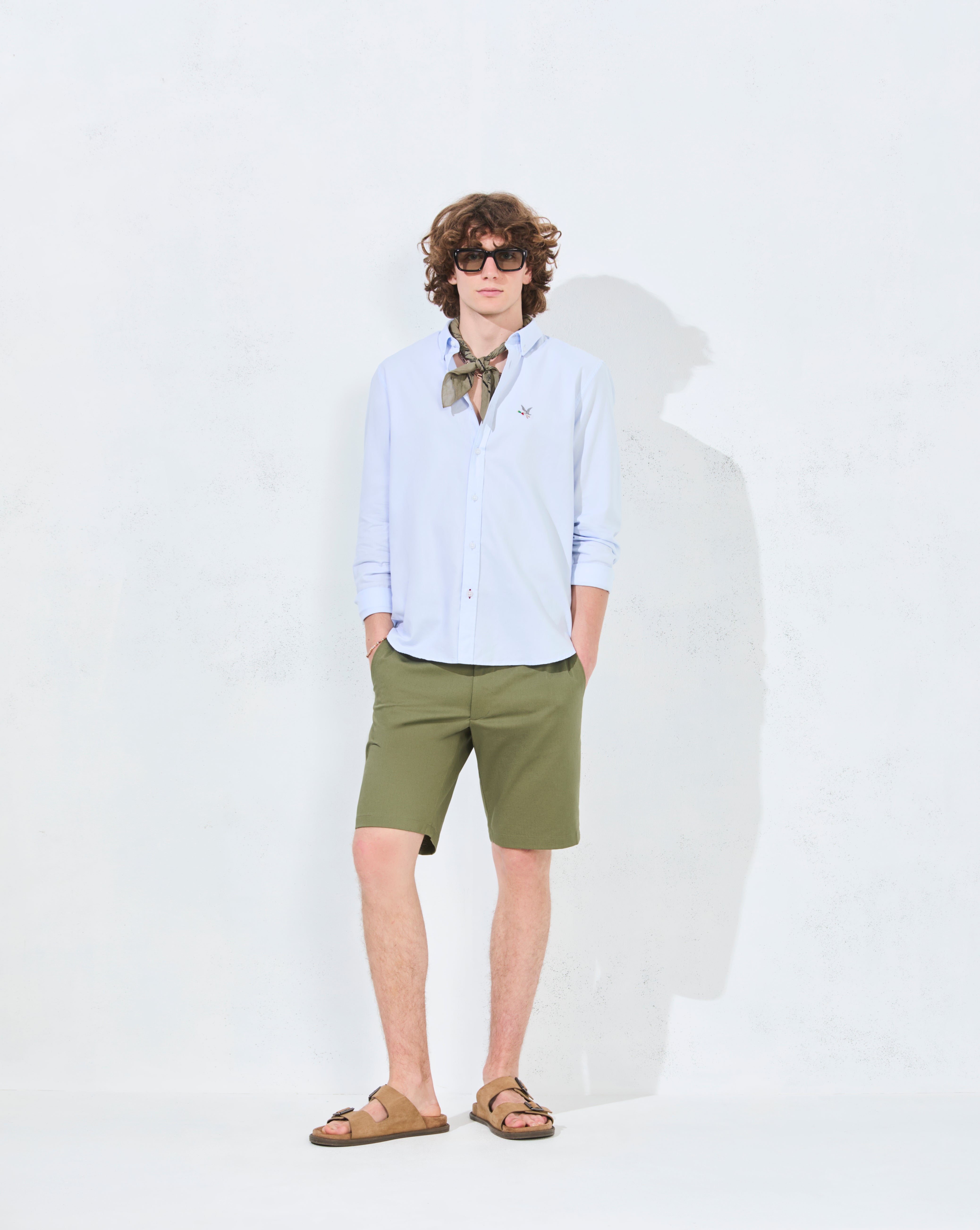CHEMISE OXFORD BLEU
