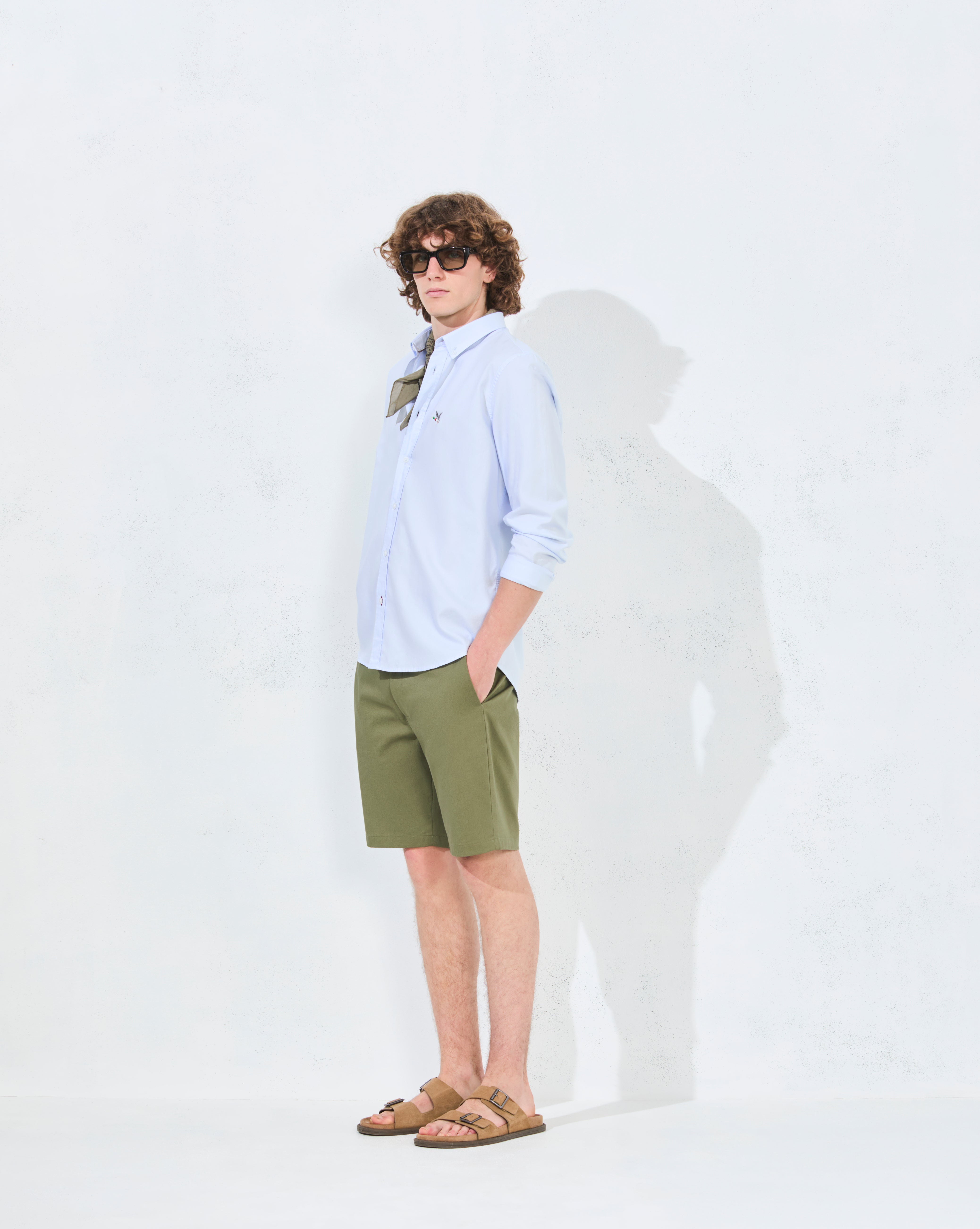 CHEMISE OXFORD BLEU
