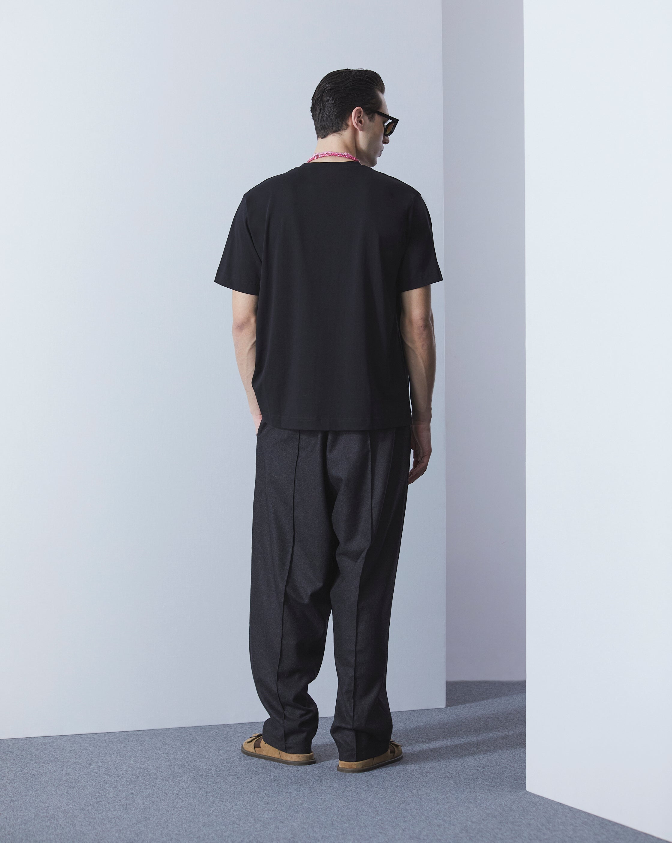 CITY TEE OVERSIZED BLACK T-SHIRT