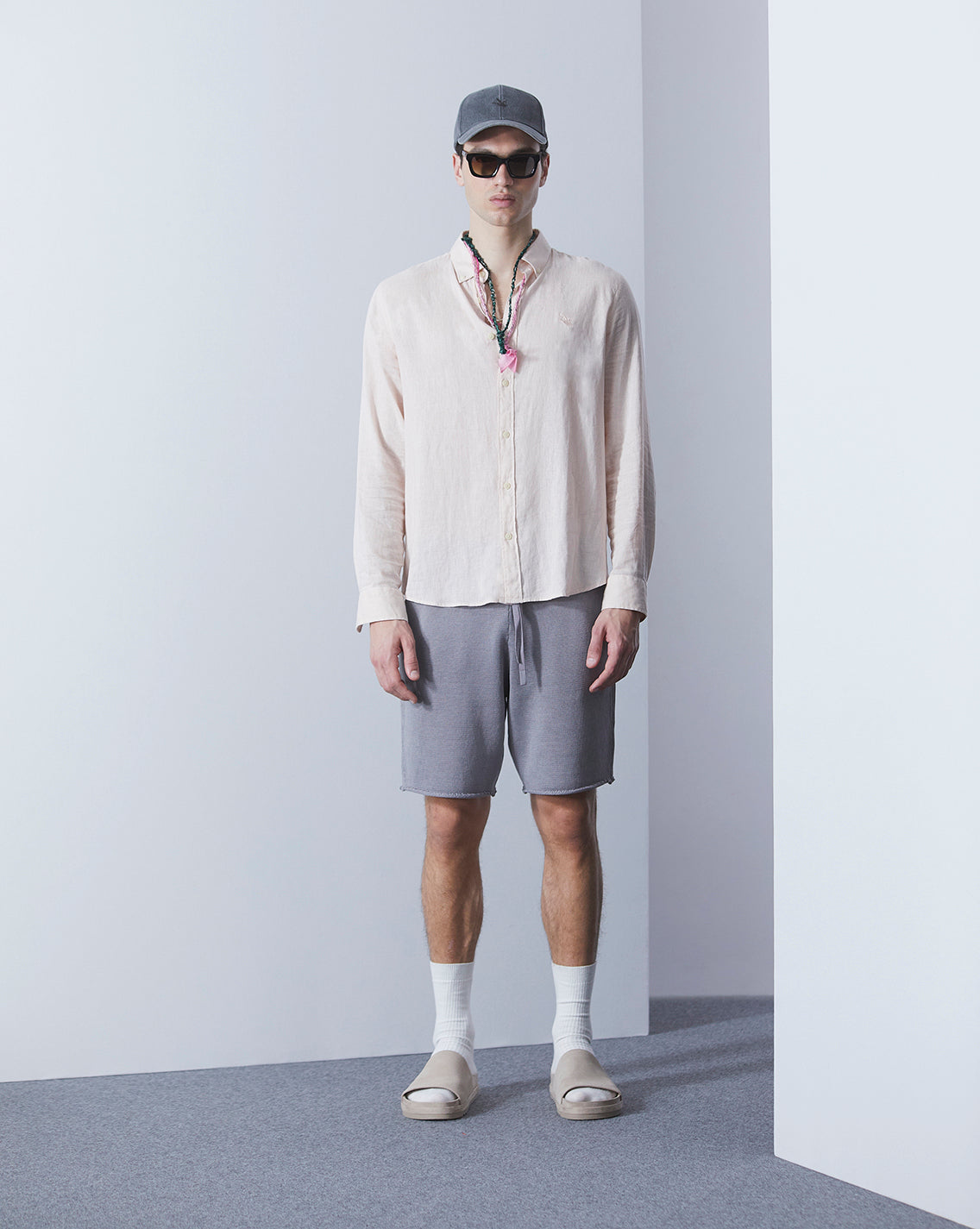 TOGS PINK LINEN SHIRT