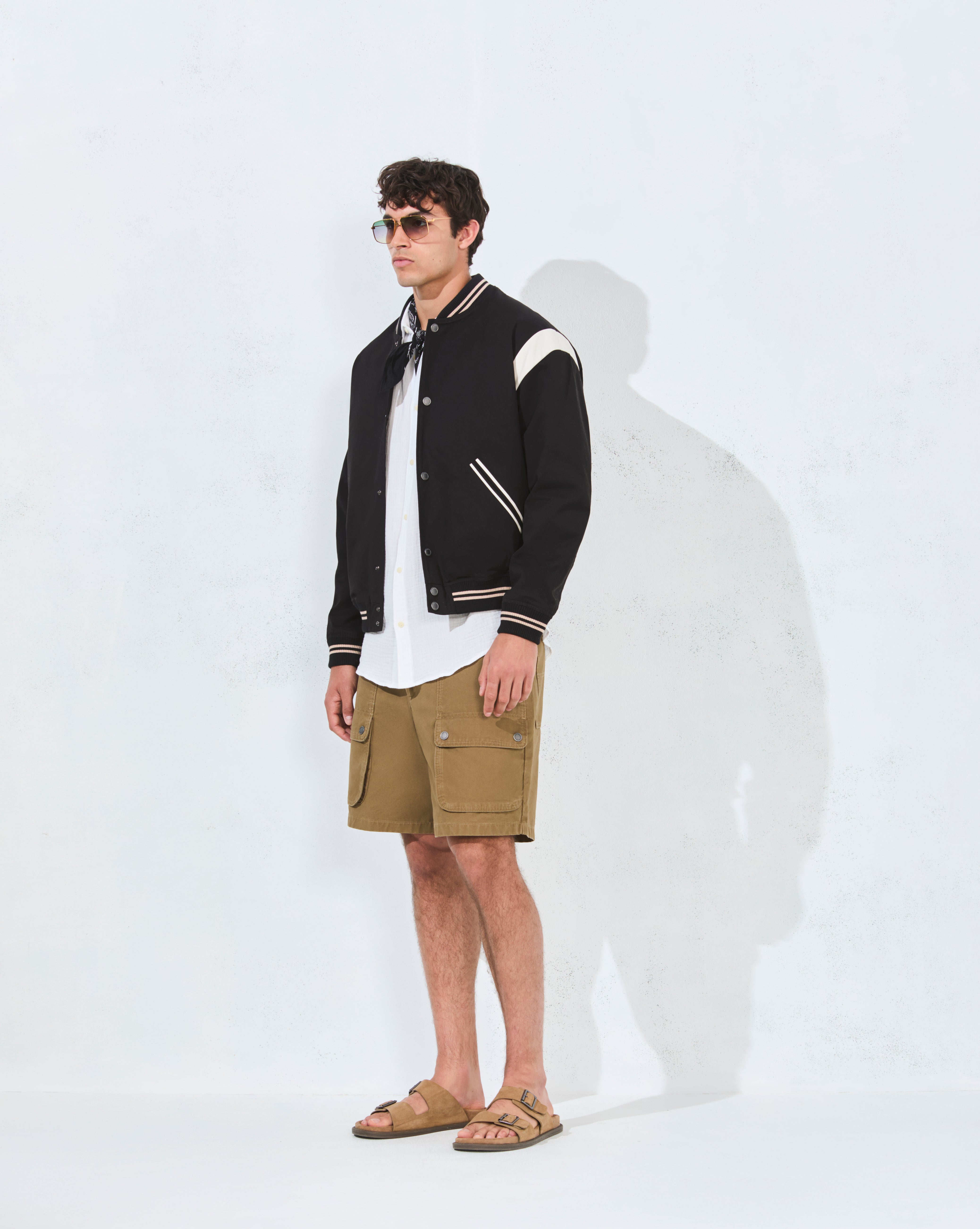 BLOUSON VARSITY NOIR