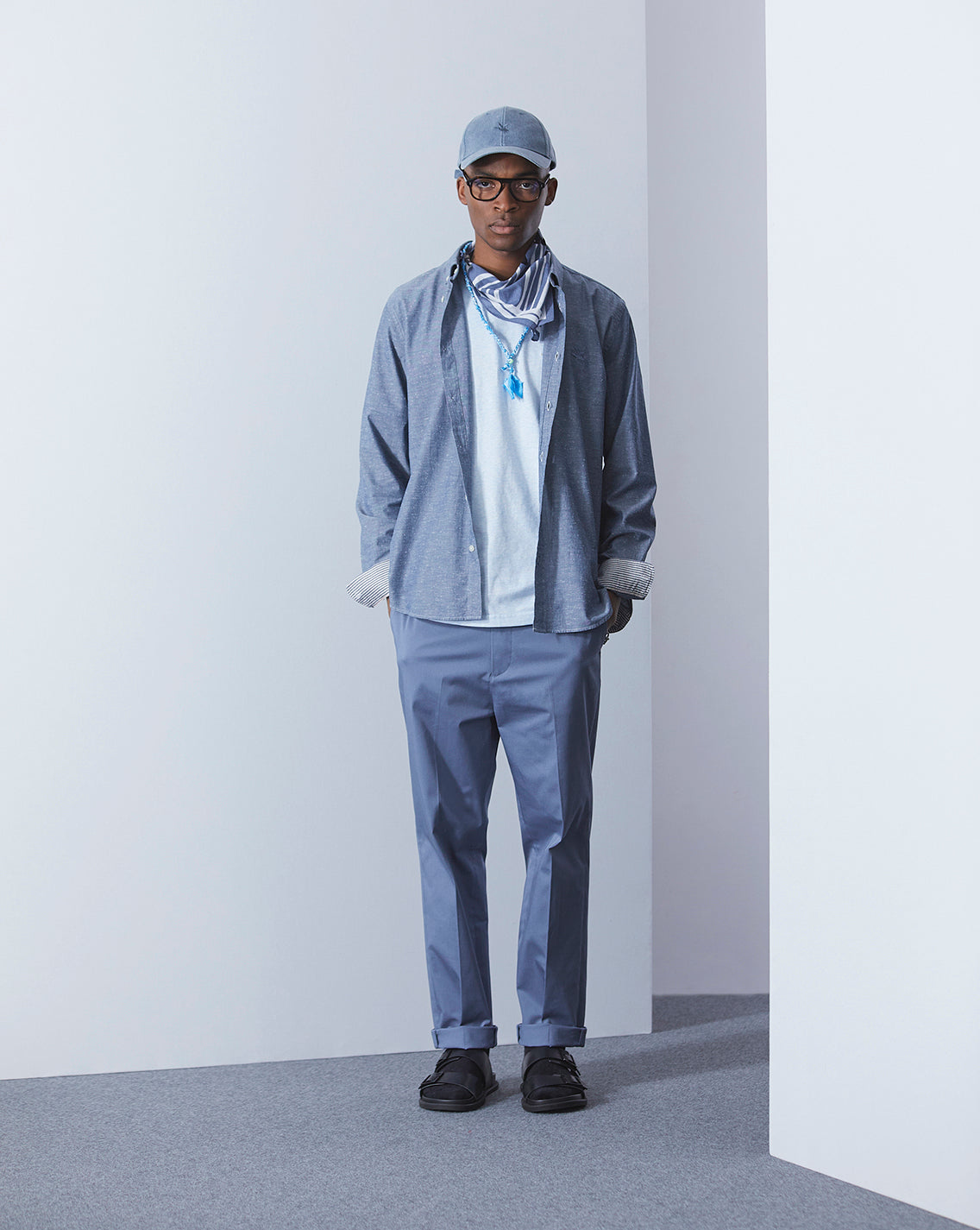 NEPS BLUE OXFORD SHIRT