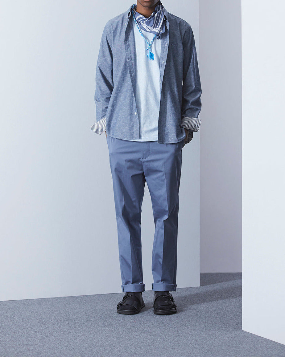 CHEMISE OXFORD NEPS BLEU