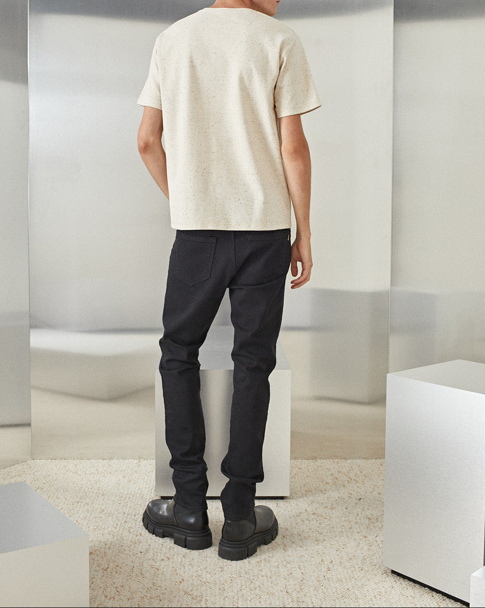 T-SHIRT CITY TEE NEPS ÉCRU