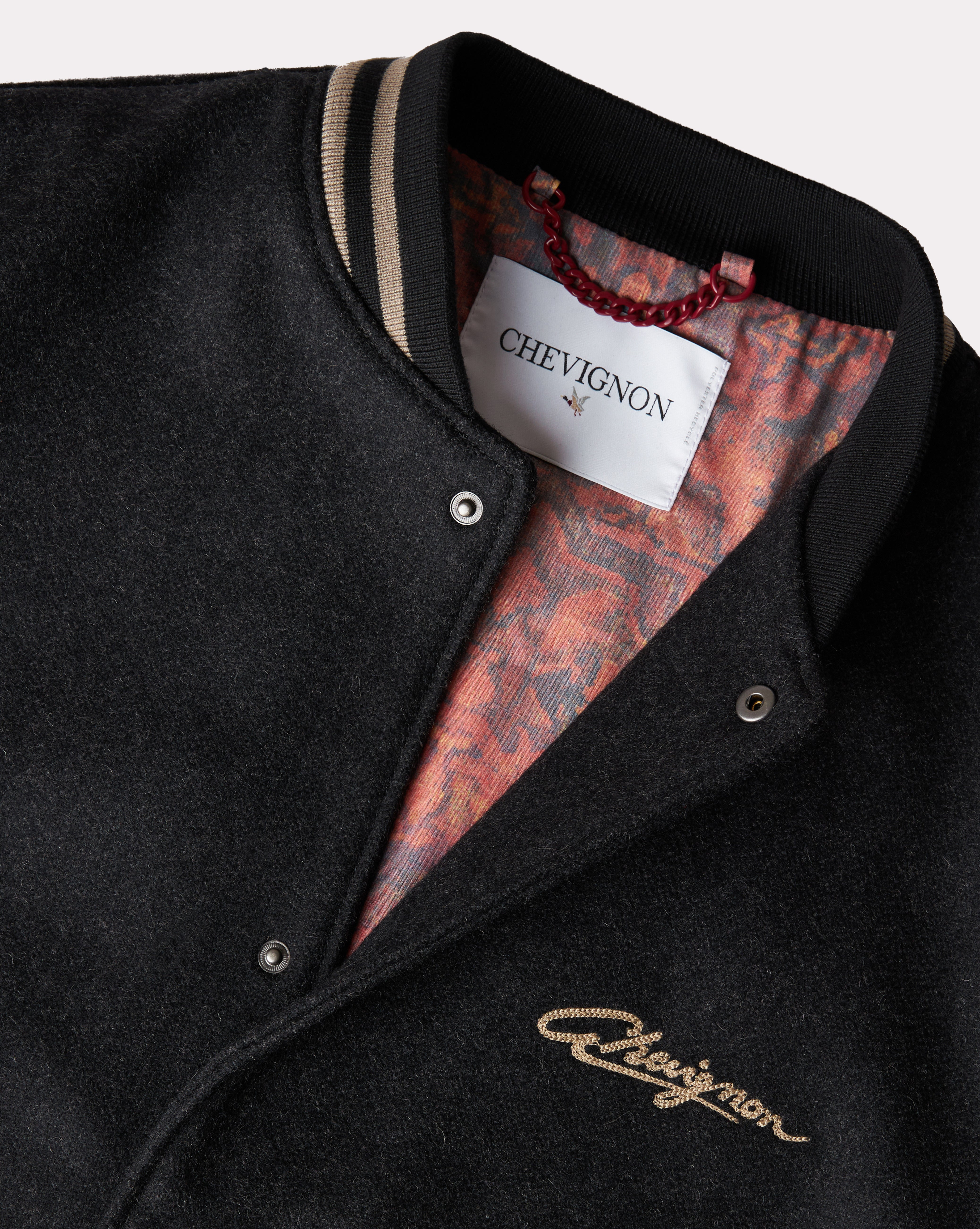 BLOUSON WINDS VARSITY NOIR