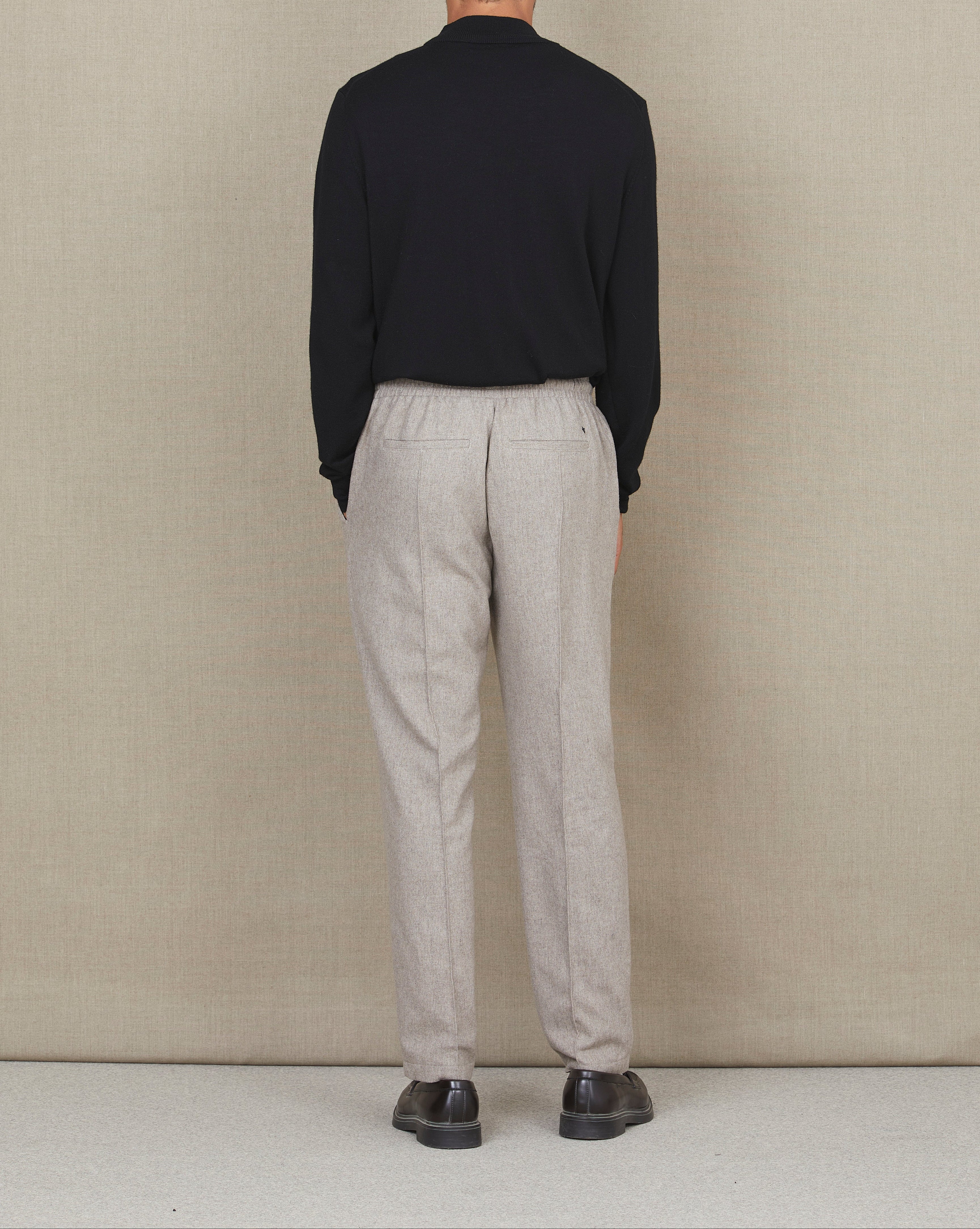 DUCK FIT WOOL PANTS BEIGE