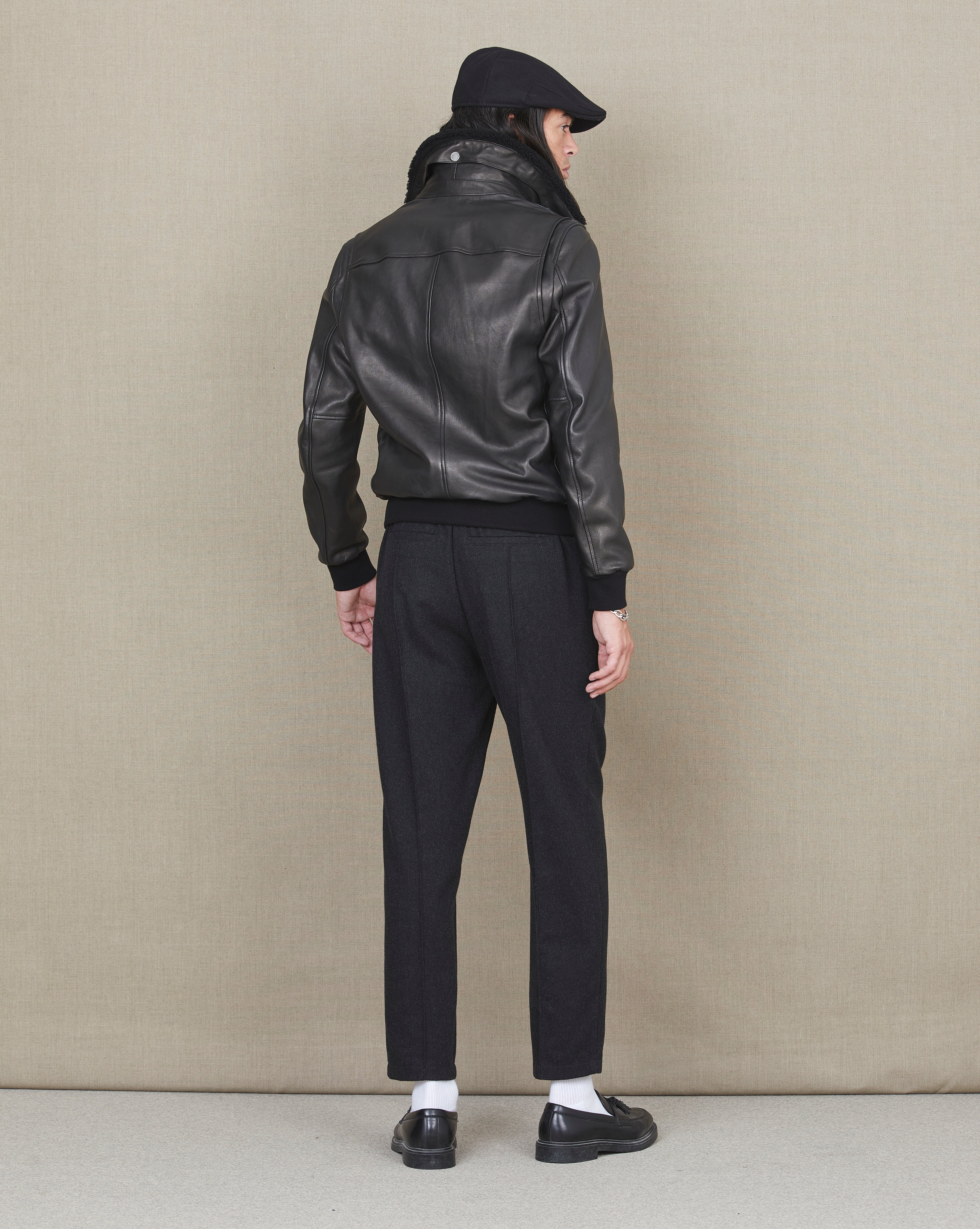 BLOUSON GYVER VINTAGE NOIR