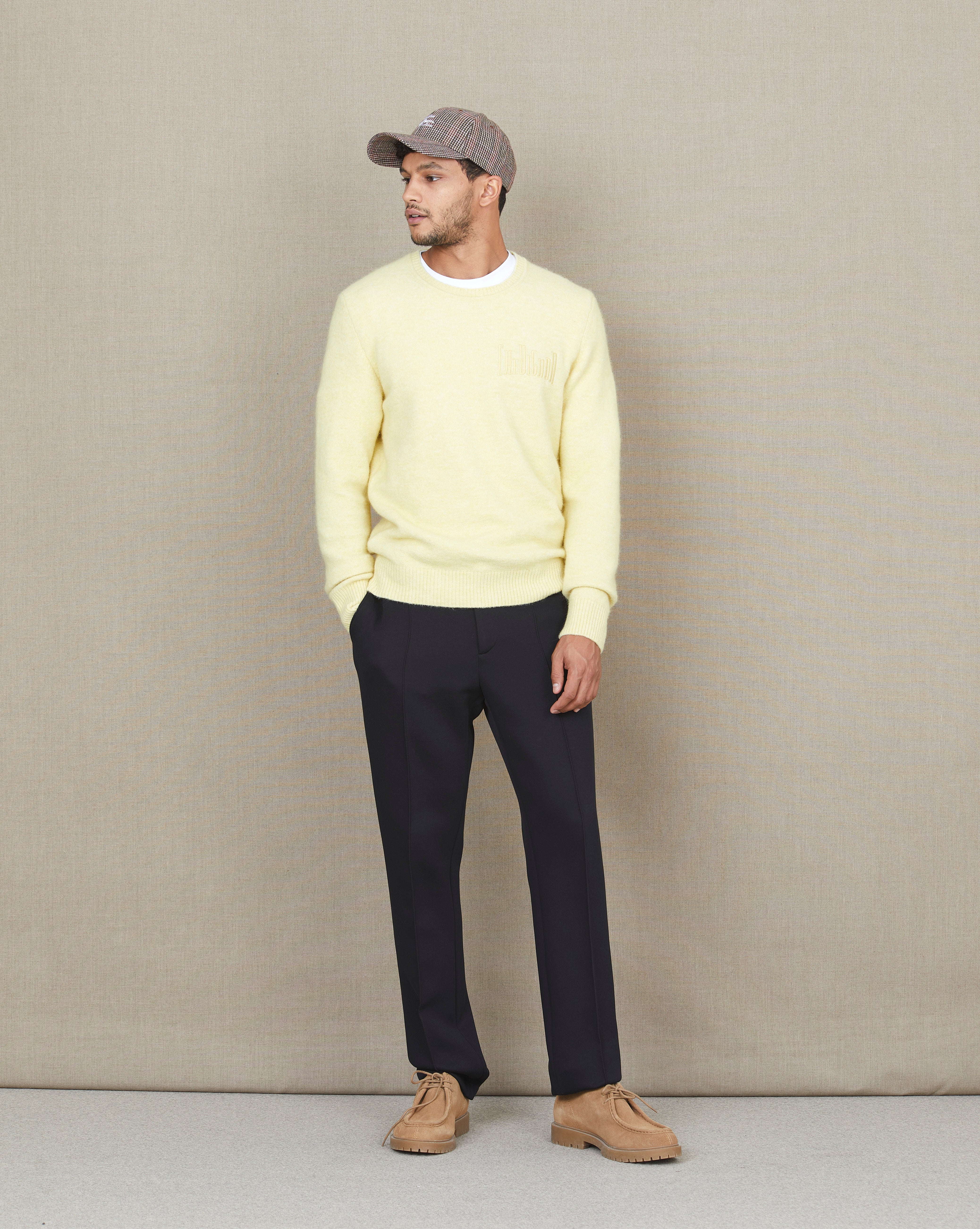 PULL CITY WOOL JAUNE