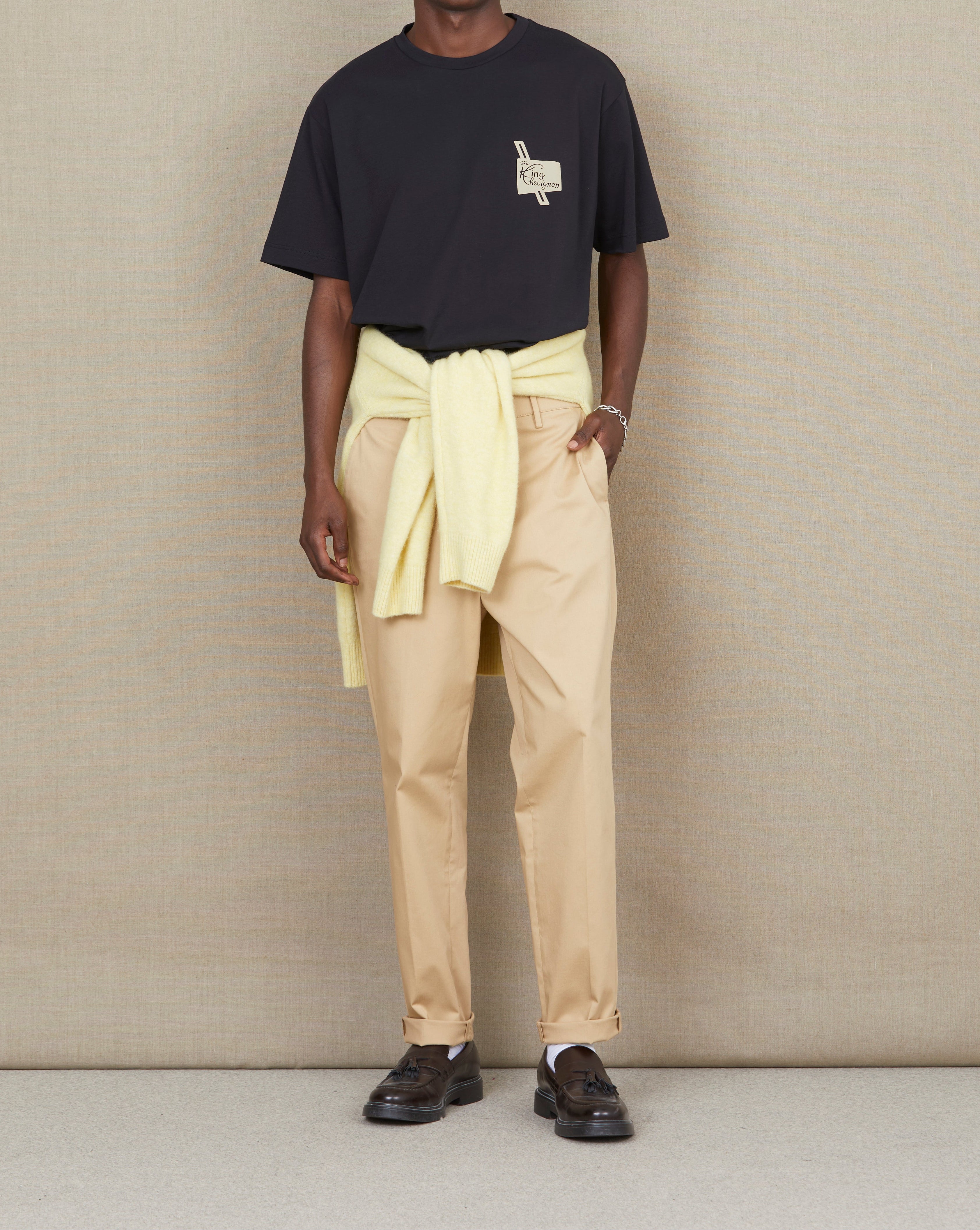 KING CHEVIGNON TEE BLACK TEE