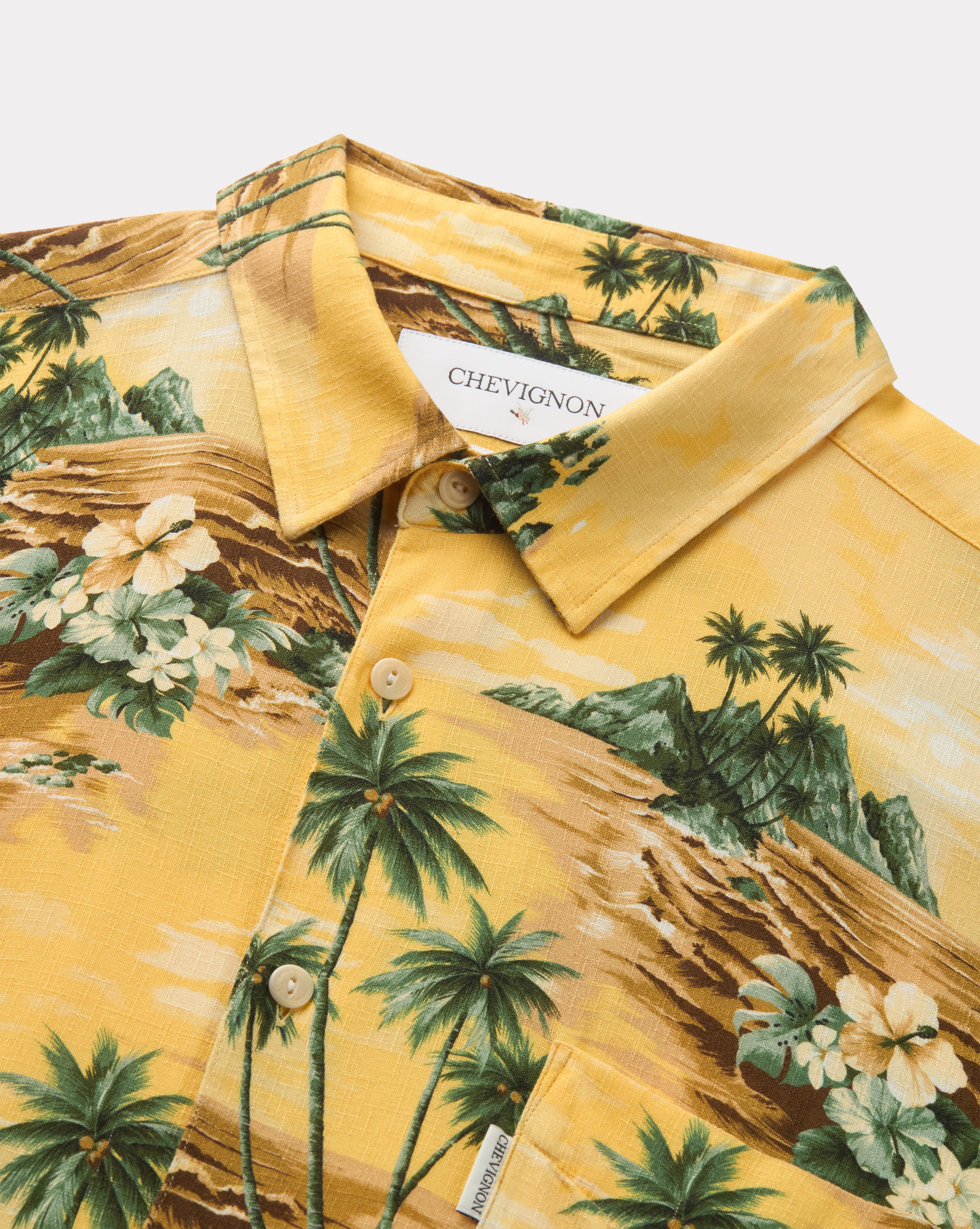 CHEMISE COLBY JAUNE