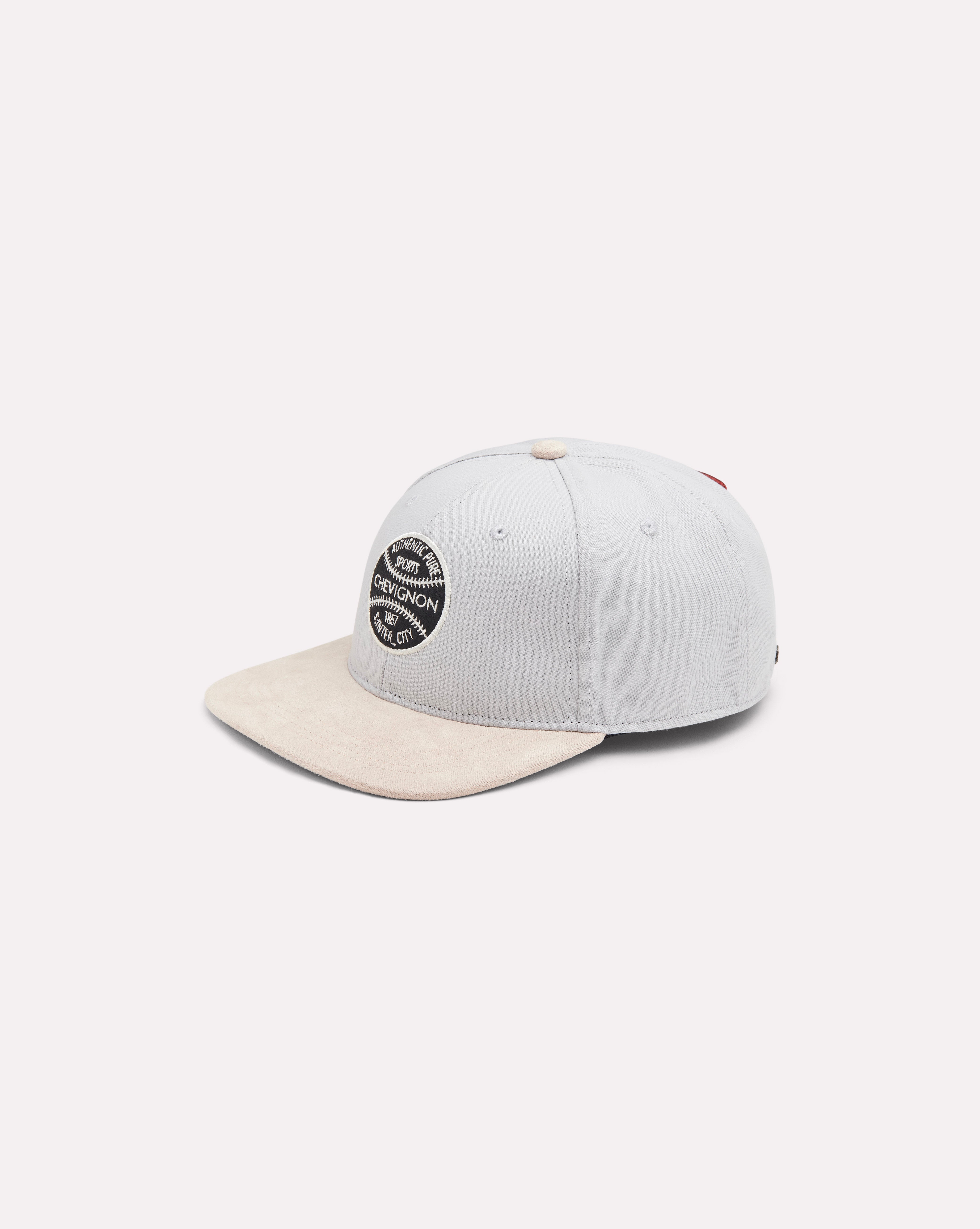 CASQUETTE BASEBALL CAP GRIS